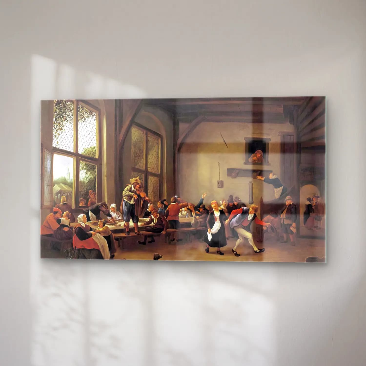 Jan Steen – Country Wedding cam tablo — sağ açıdan görünüm