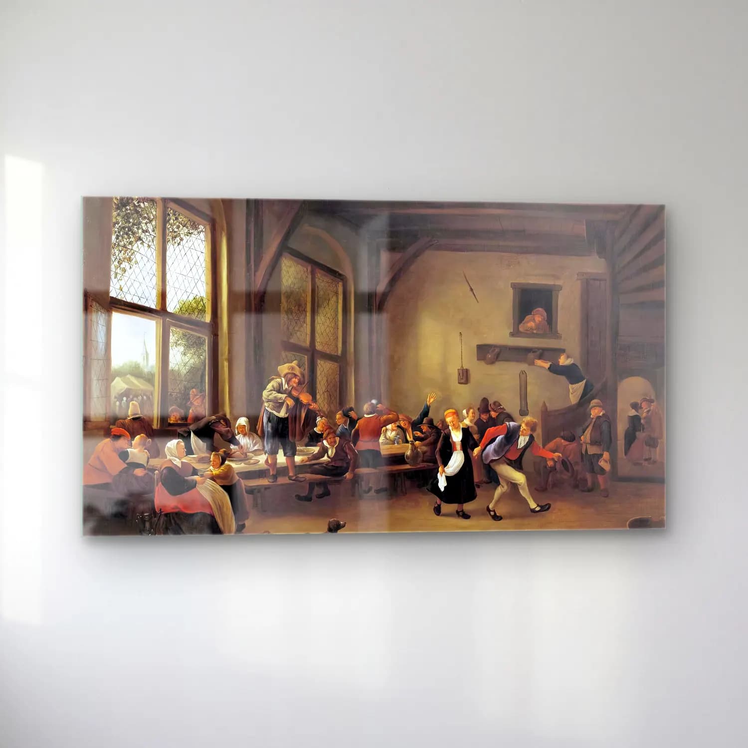 Jan Steen – Country Wedding cam tablo — sol açıdan görünüm