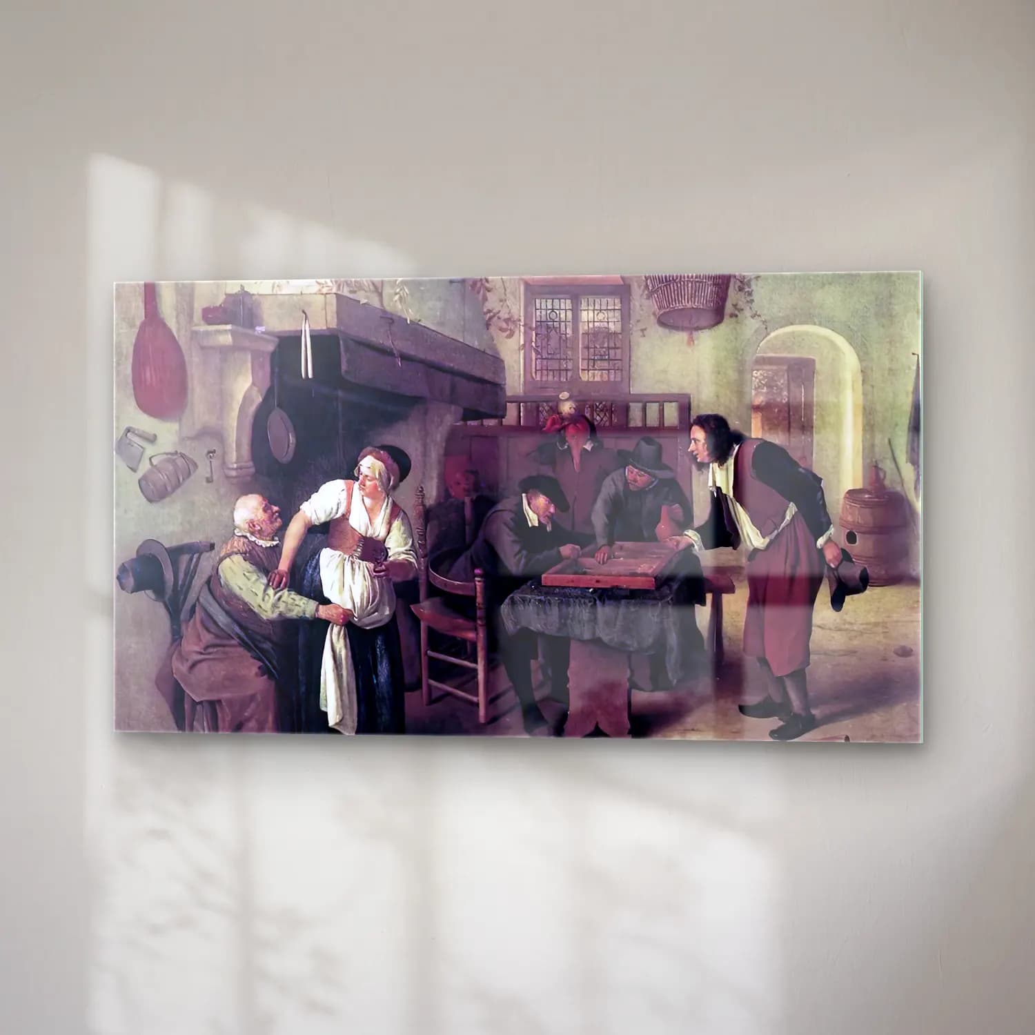 Jan Steen – In the Tavern cam tablo — sağ açıdan görünüm