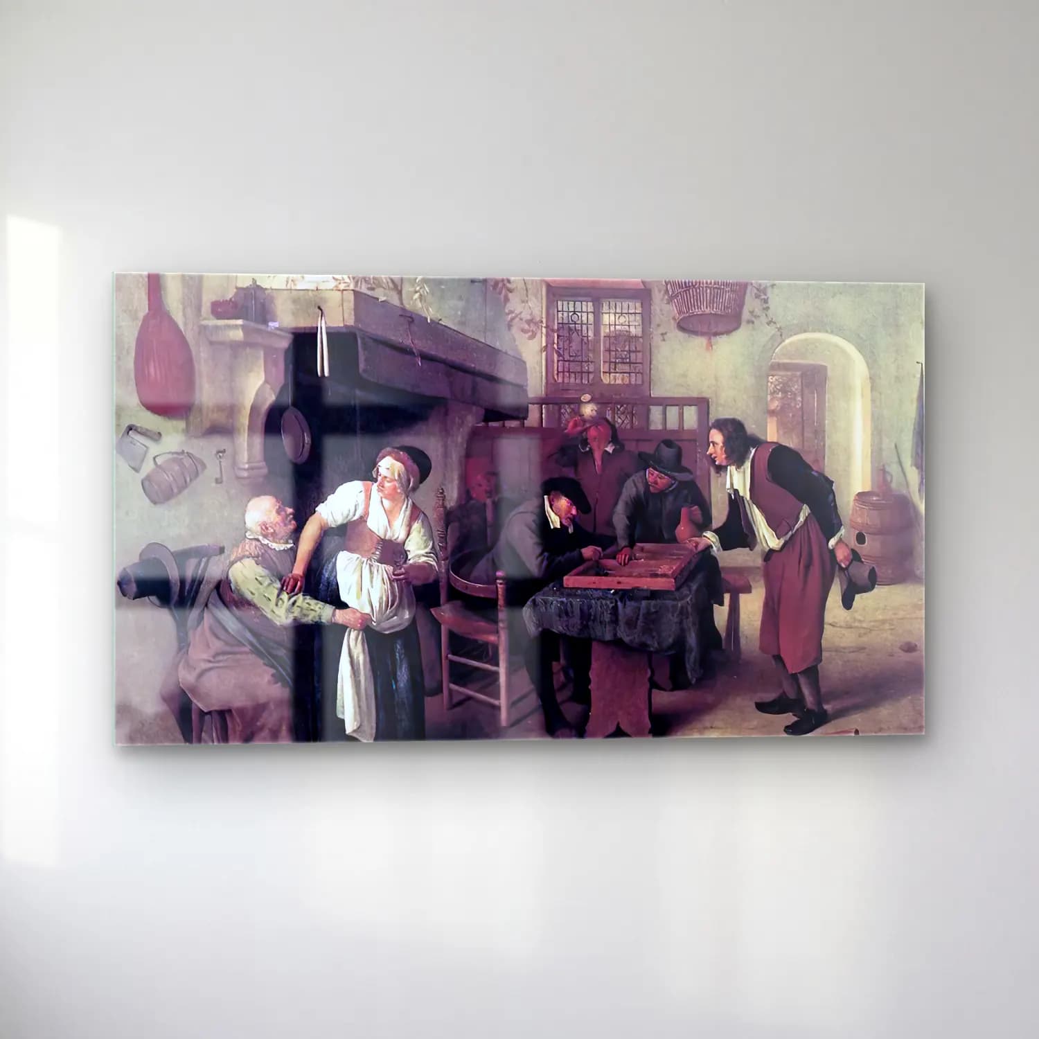 Jan Steen – In the Tavern cam tablo — sol açıdan görünüm