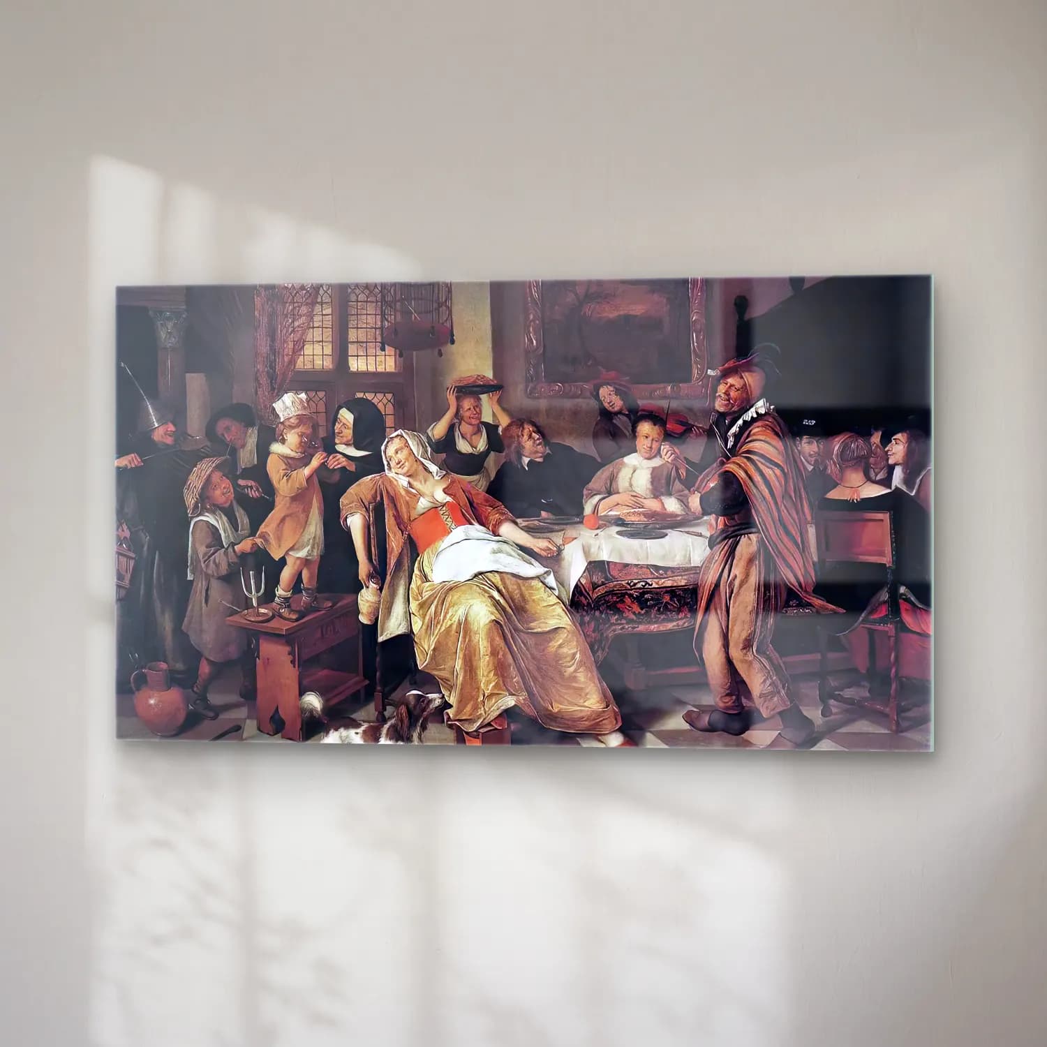 Jan Steen – The Bean Feast cam tablo — sağ açıdan görünüm