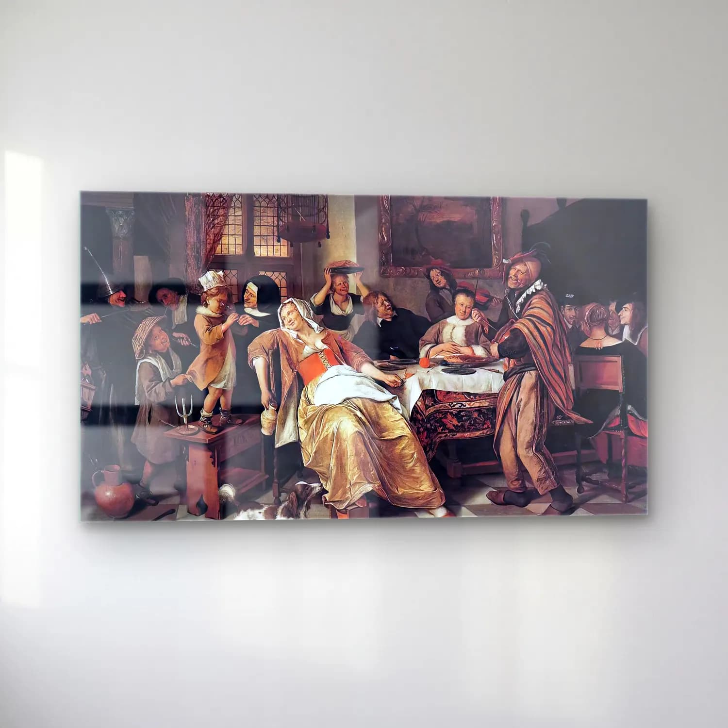 Jan Steen – The Bean Feast cam tablo — sol açıdan görünüm