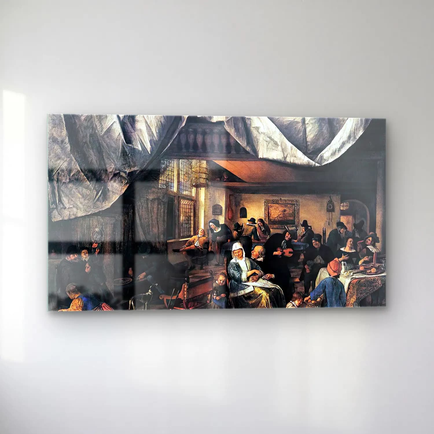 Jan Steen – The Life of Man cam tablo — sol açıdan görünüm