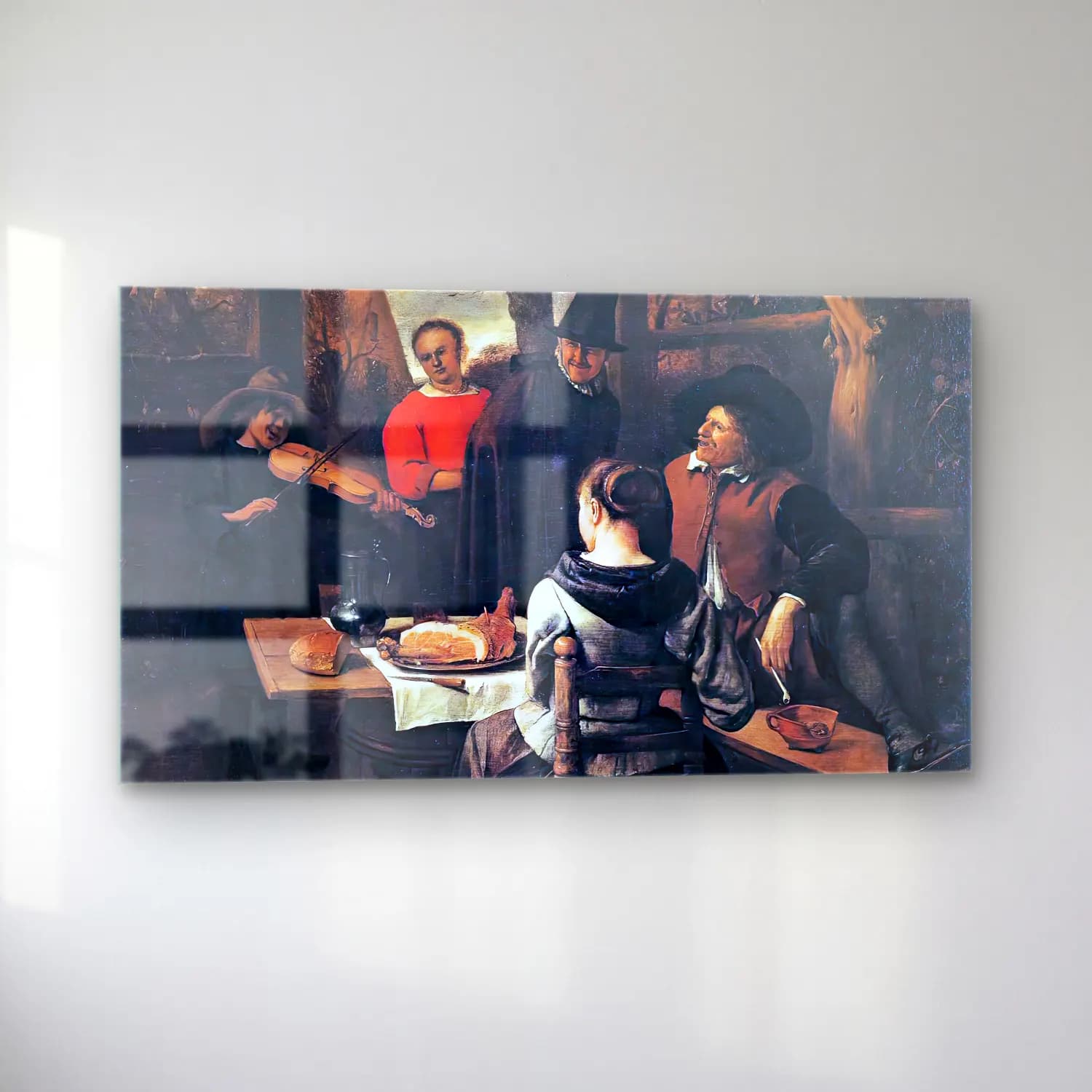 Jan Steen – The Meal cam tablo — sol açıdan görünüm