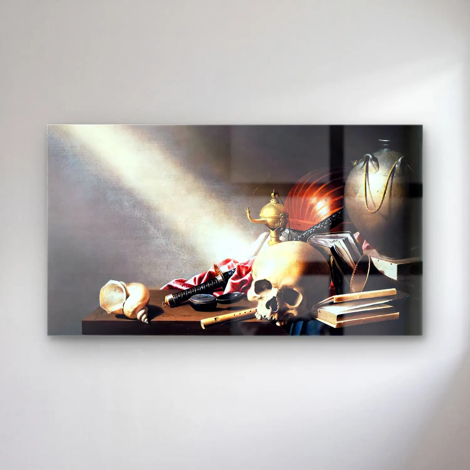 Harmen Steenwijck – Vanitas Still-Life cam tablo — Harmen Steenwijck – Vanitas Still-Life — yağlı boya şövalye