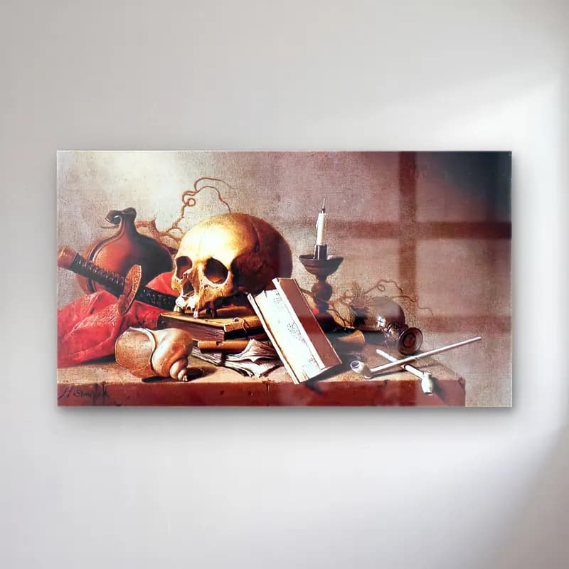 Harmen Steenwijck – Vanitas cam tablo — Harmen Steenwijck – Vanitas — yağlı boya vazo