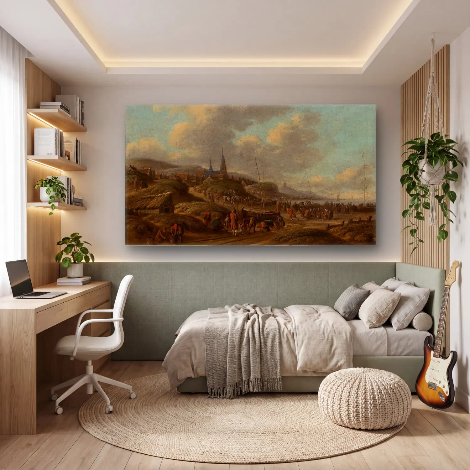 Thomas Heeremans – Coast in Scheveningen cam tablo — genç odasında