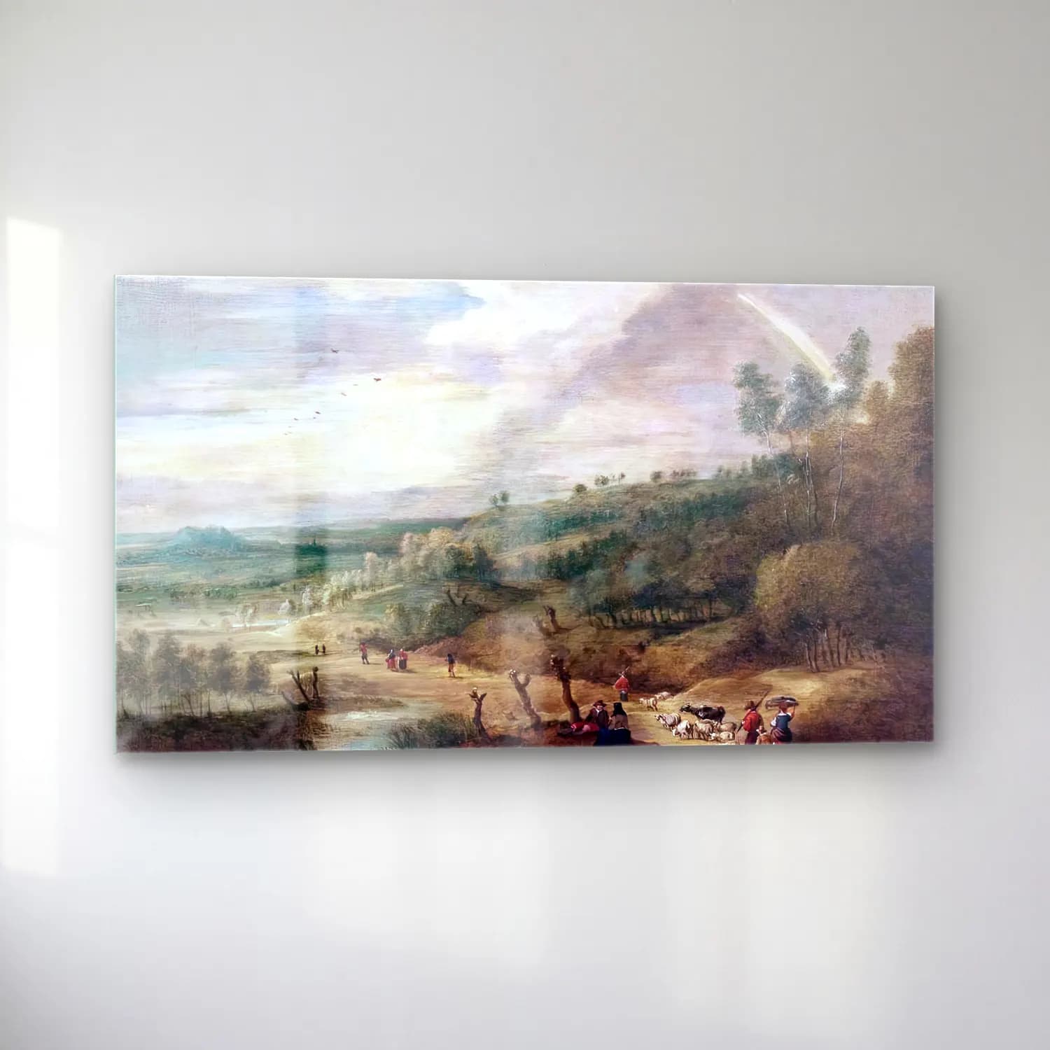 Lucas van Uden – Extensive Landscape cam tablo — sol açıdan görünüm