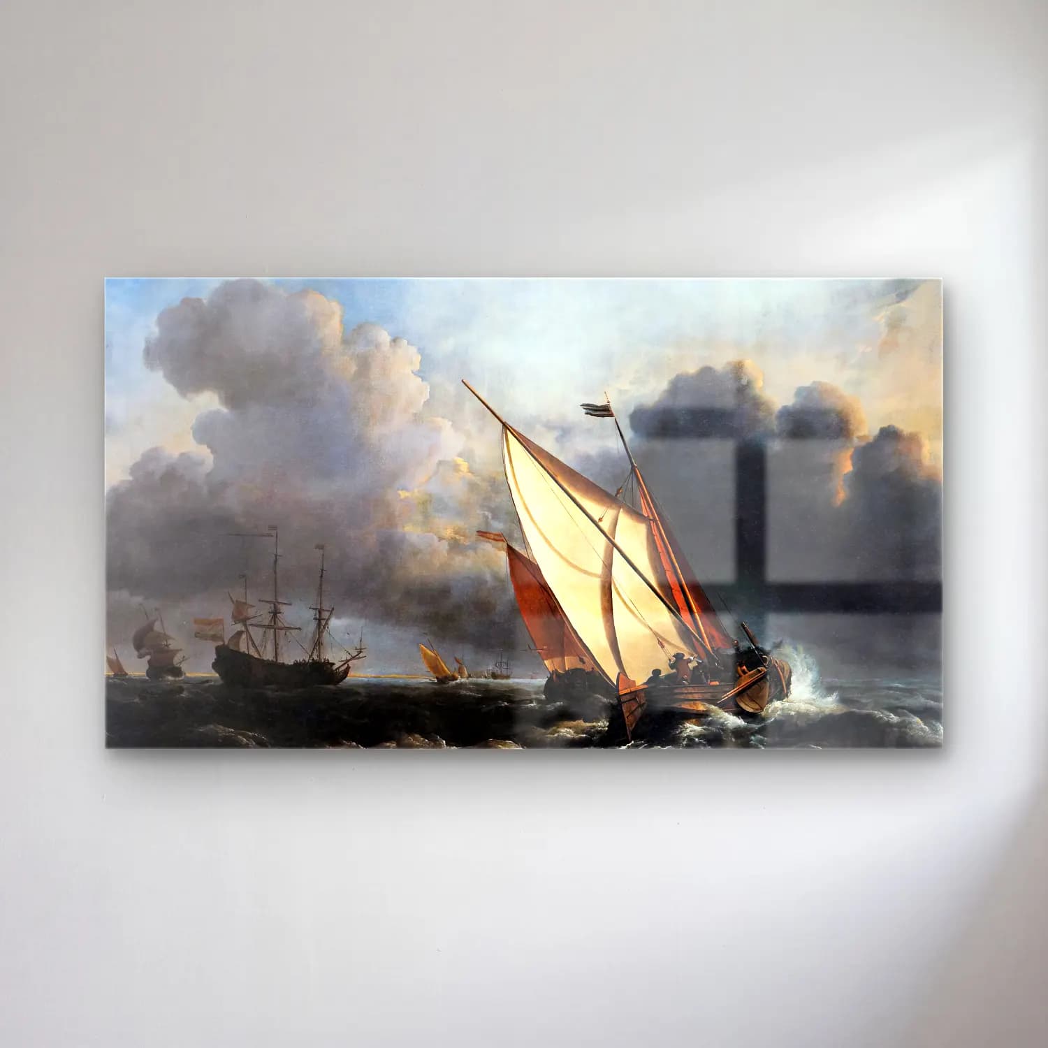 Yağlı Boya Yelkenliler No. 4 cam tablo — Yağlı Boya Yelkenliler No. 4 — yağlı boya yelkenliler