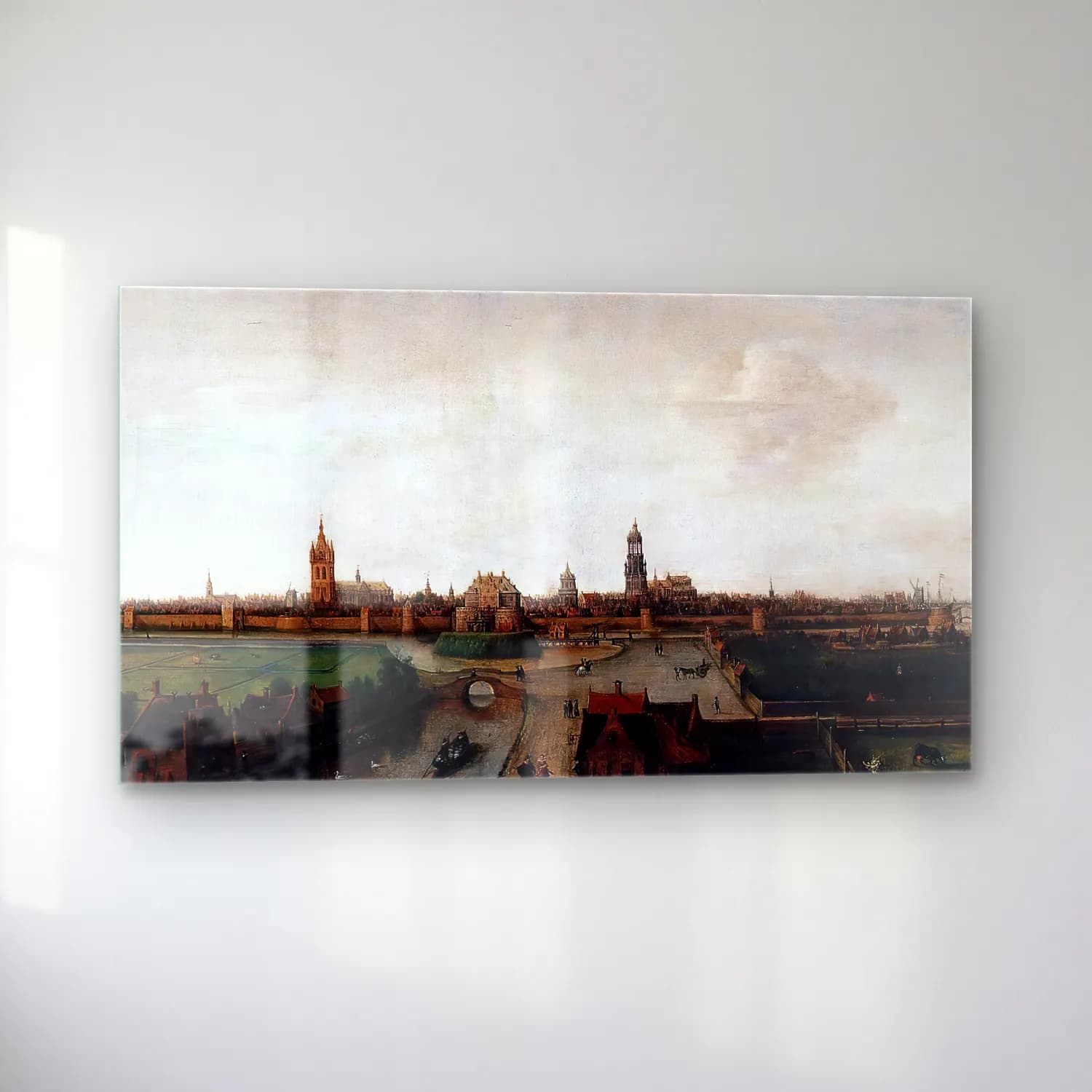 Hendrick Cornelisz Vroom – View of Delft from the Southwest cam tablo — sol açıdan görünüm