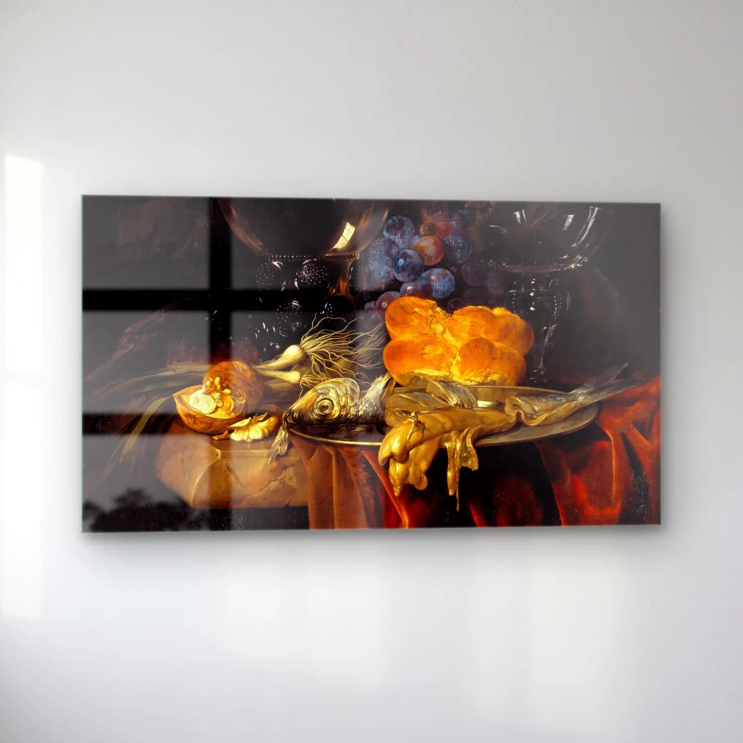 Willem van Aelst – Das Frühstück cam tablo — sol açıdan görünüm