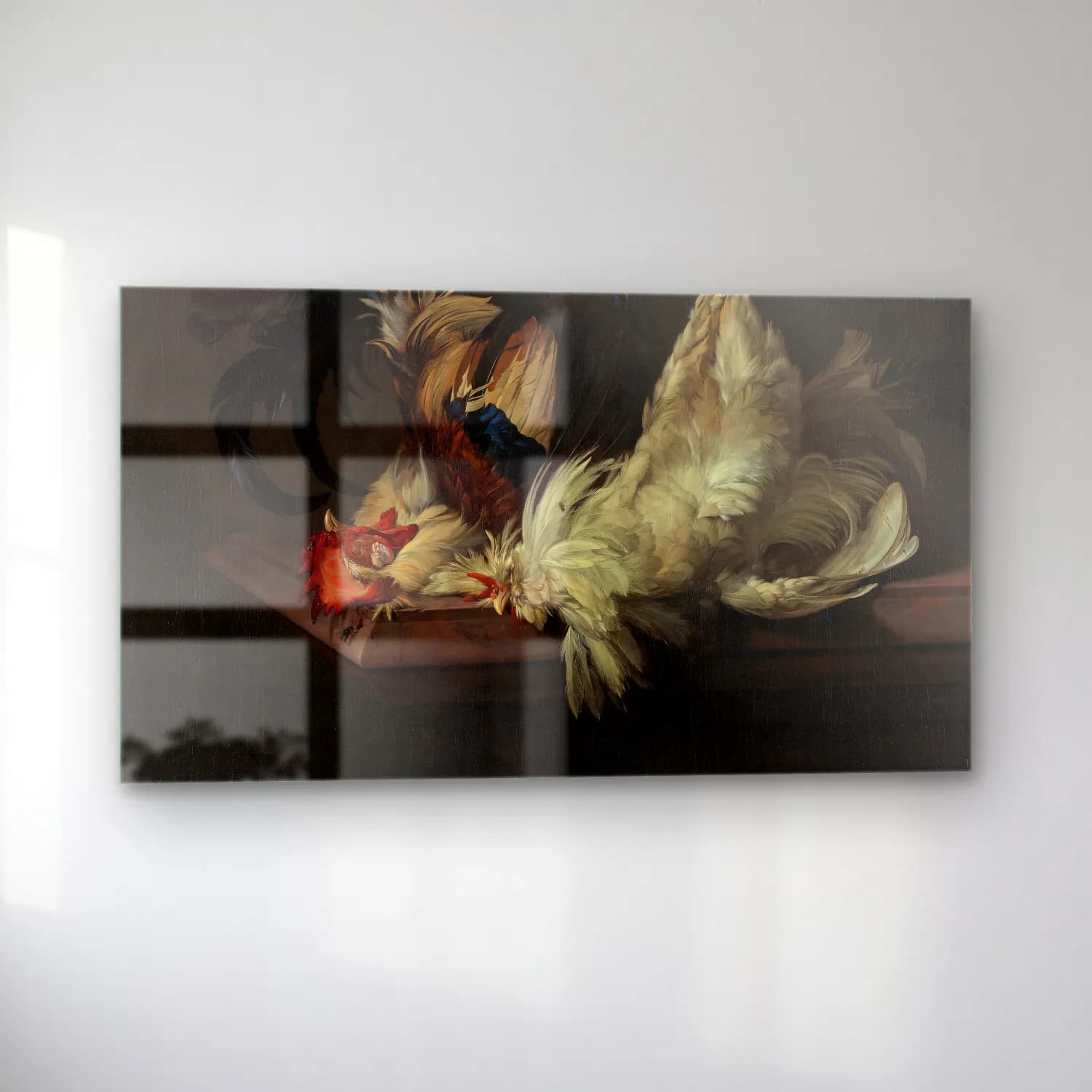 Willem van Aelst – Still Life with Fowl cam tablo — sol açıdan görünüm