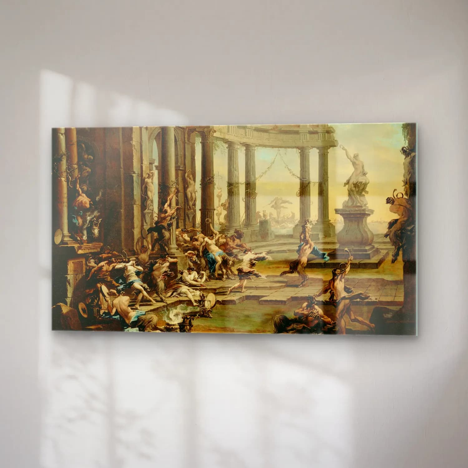 Alessandro Magnasco – Bacchanale (About 1720–1730) cam tablo — sağ açıdan görünüm