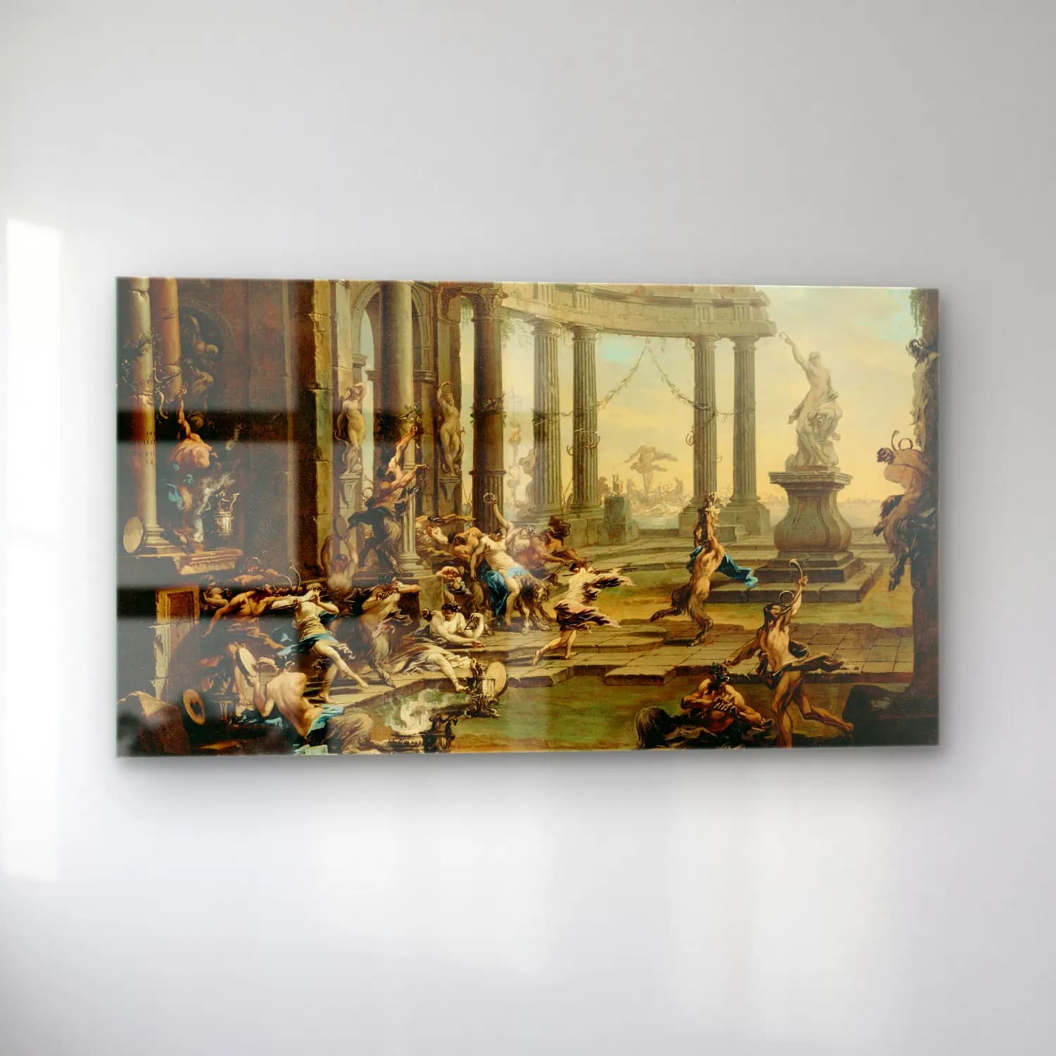 Alessandro Magnasco – Bacchanale (About 1720–1730) cam tablo — sol açıdan görünüm