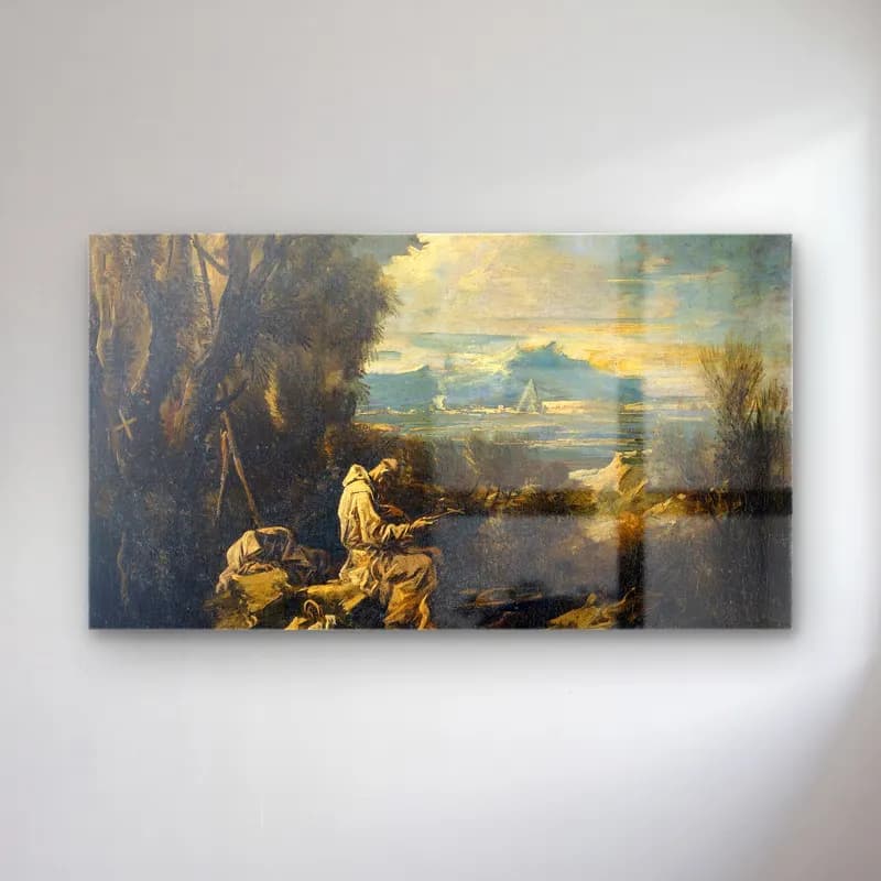 Alessandro Magnasco – Christ and the Samaritan Woman cam tablo — Alessandro Magnasco – Christ and the Samaritan Woman — yağlı boya dini sahne