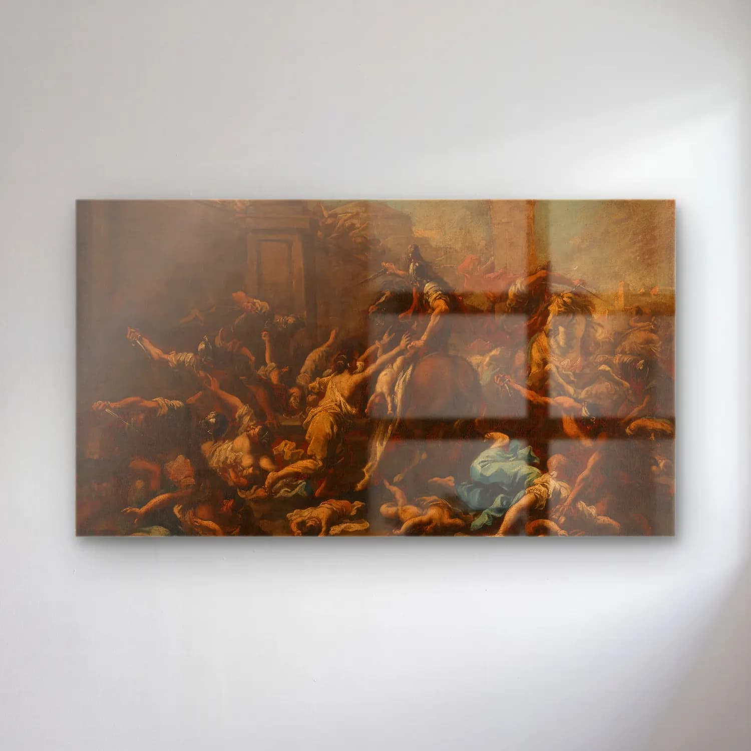 Alessandro Magnasco – Massacre of the Innocents cam tablo — Alessandro Magnasco – Massacre of the Innocents — yağlı boya mitolojik sahne
