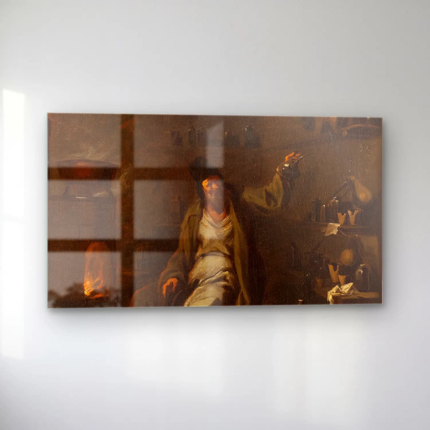 Alessandro Magnasco – The Alchemist cam tablo — sol açıdan görünüm