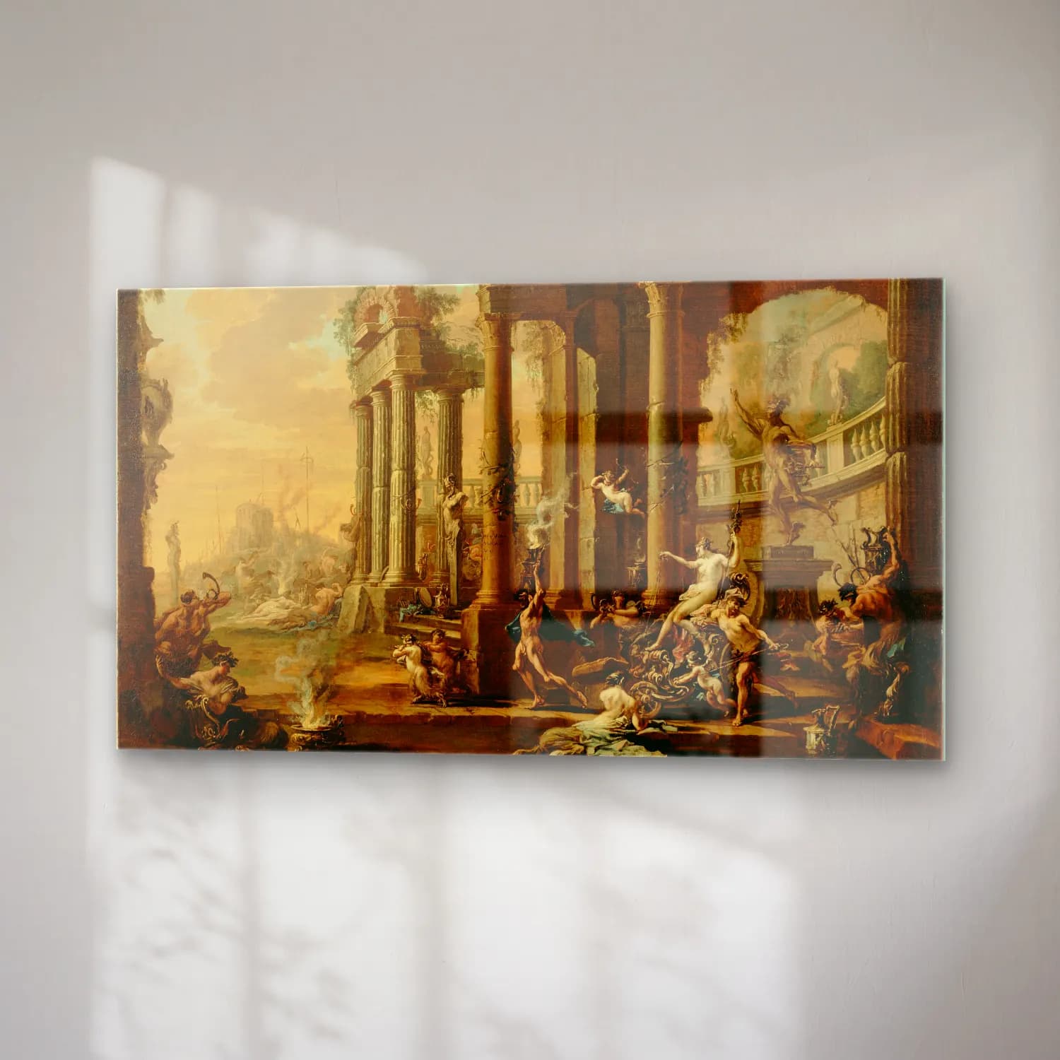 Alessandro Magnasco – The Triumph of Venus cam tablo — sağ açıdan görünüm