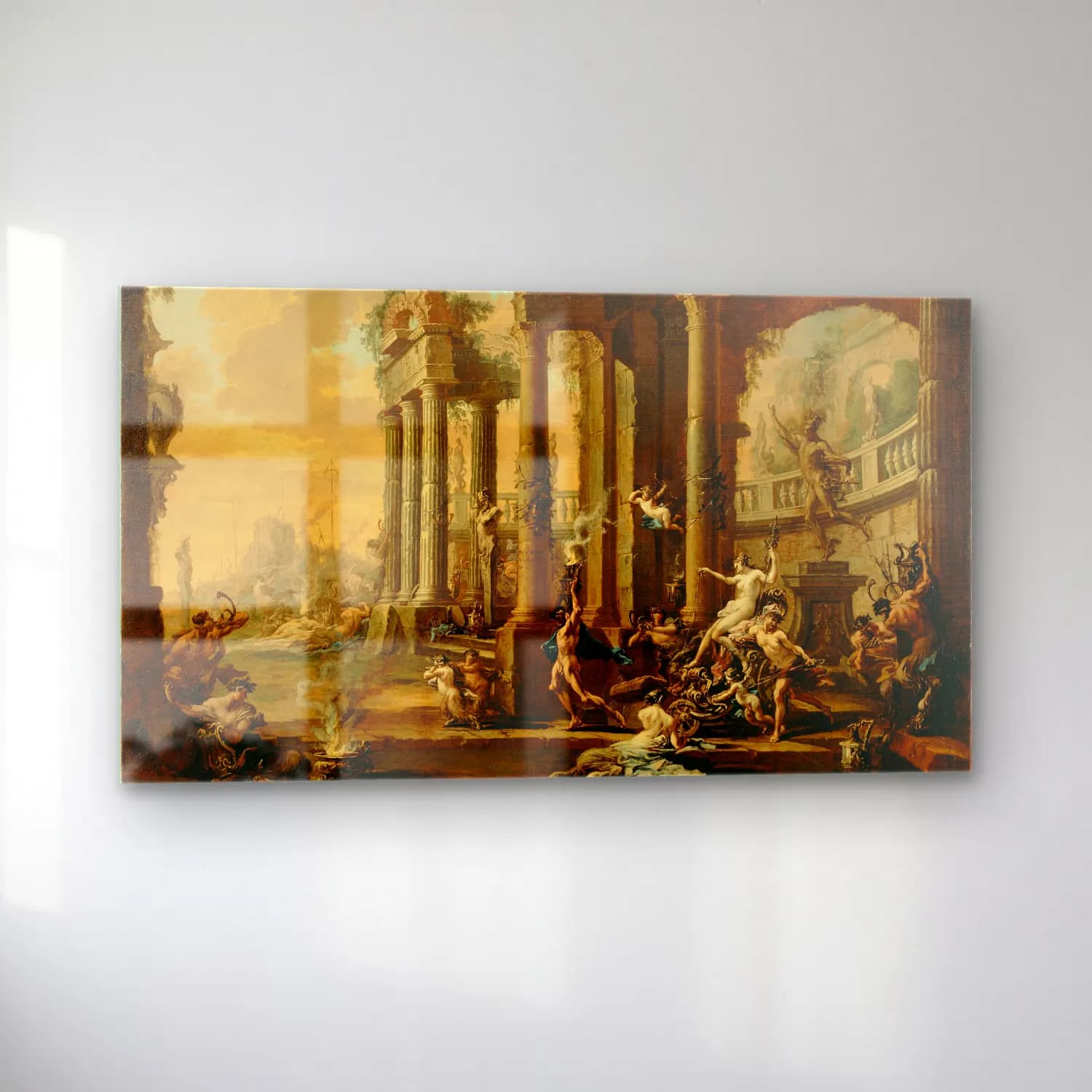 Alessandro Magnasco – The Triumph of Venus cam tablo — sol açıdan görünüm
