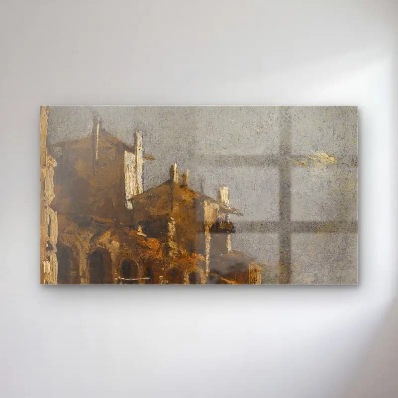 Francesco Guardi – A Capriccio Coastal Landscape With Figures On The Shore… cam tablo — Francesco Guardi – A Capriccio Coastal Landscape With Figures On The Shore… — yağlı boya katedral