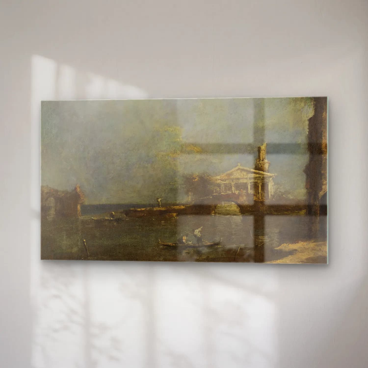 Francesco Guardi – Lagoon near Venice cam tablo — sağ açıdan görünüm