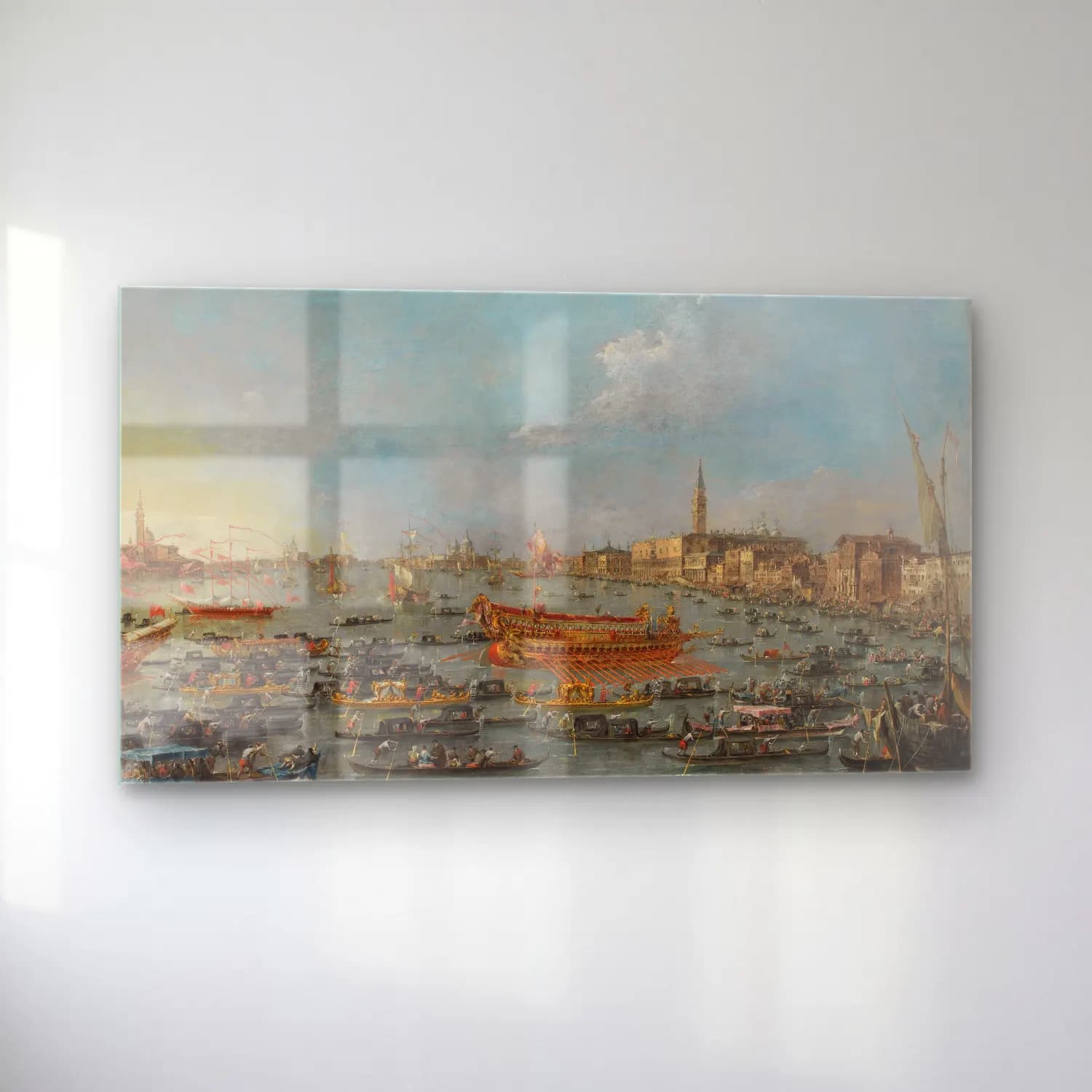 Francesco Guardi – The Bucintoro Festival of Venice cam tablo — sol açıdan görünüm