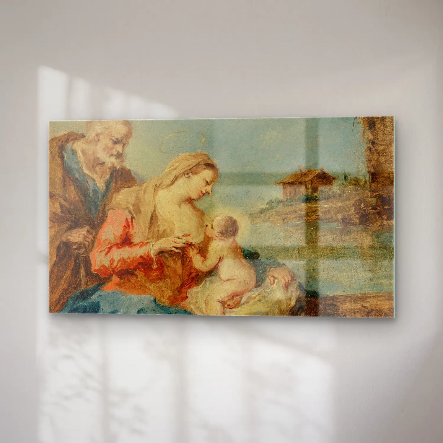Francesco Guardi – The Holy Family cam tablo — sağ açıdan görünüm