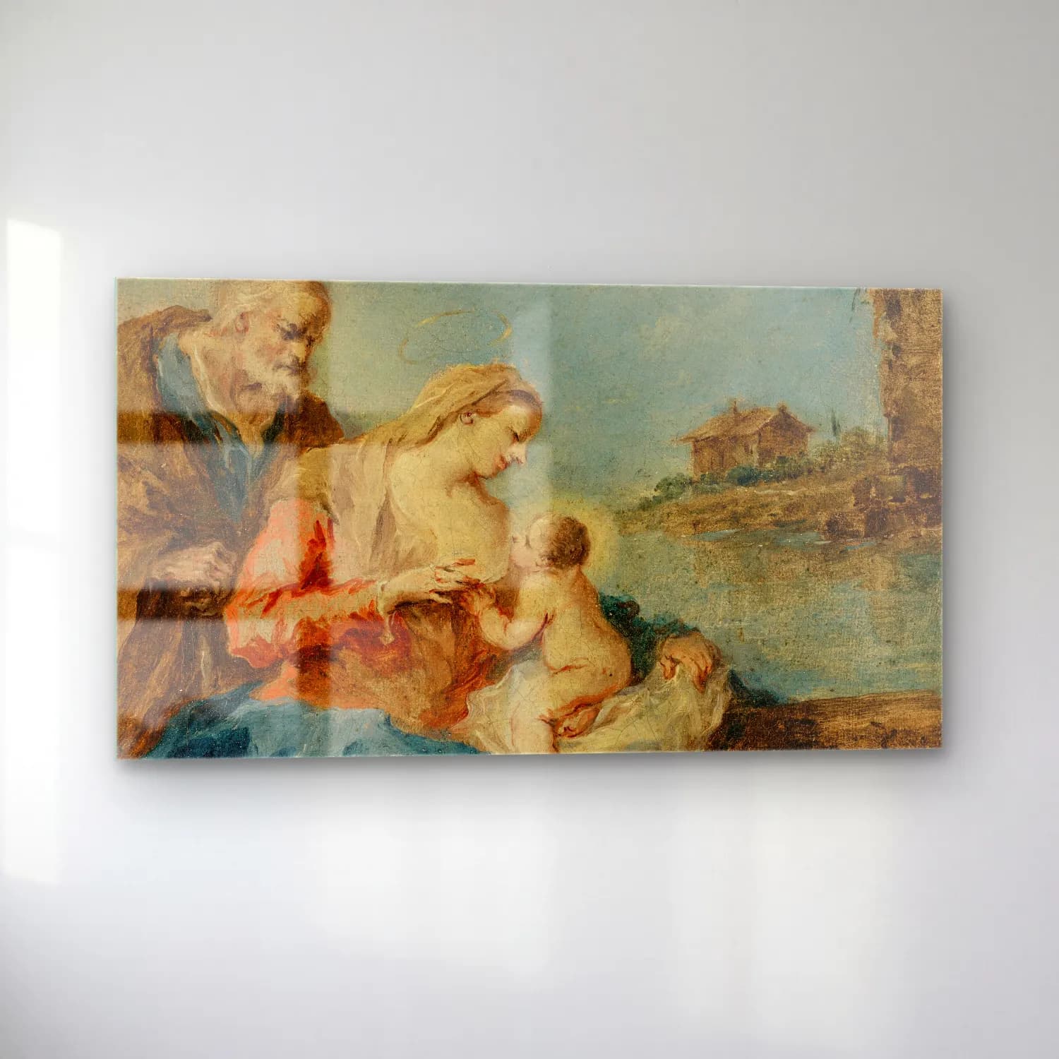 Francesco Guardi – The Holy Family cam tablo — sol açıdan görünüm