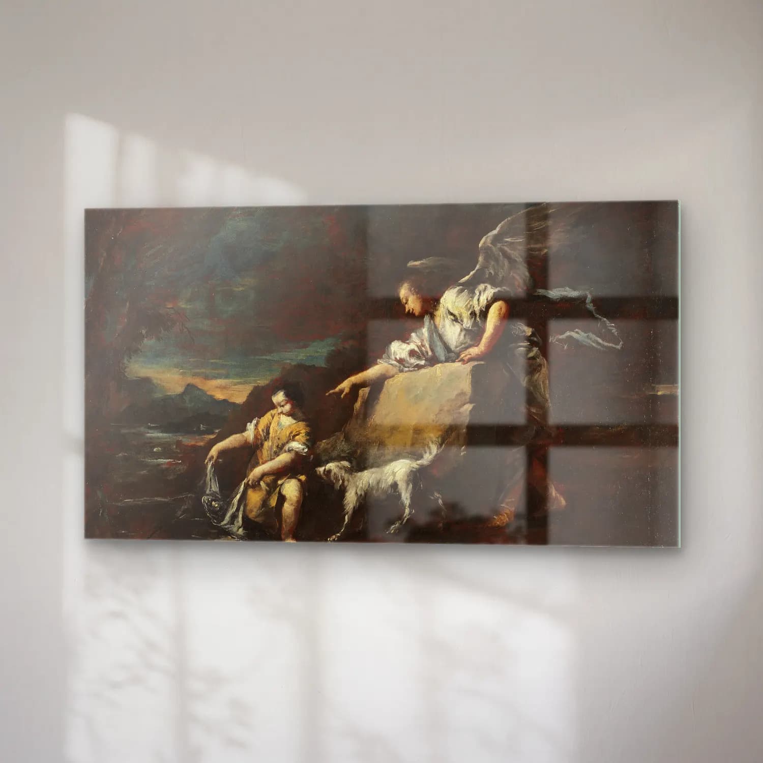 Francesco Guardi – Tobias and the Angel cam tablo — sağ açıdan görünüm
