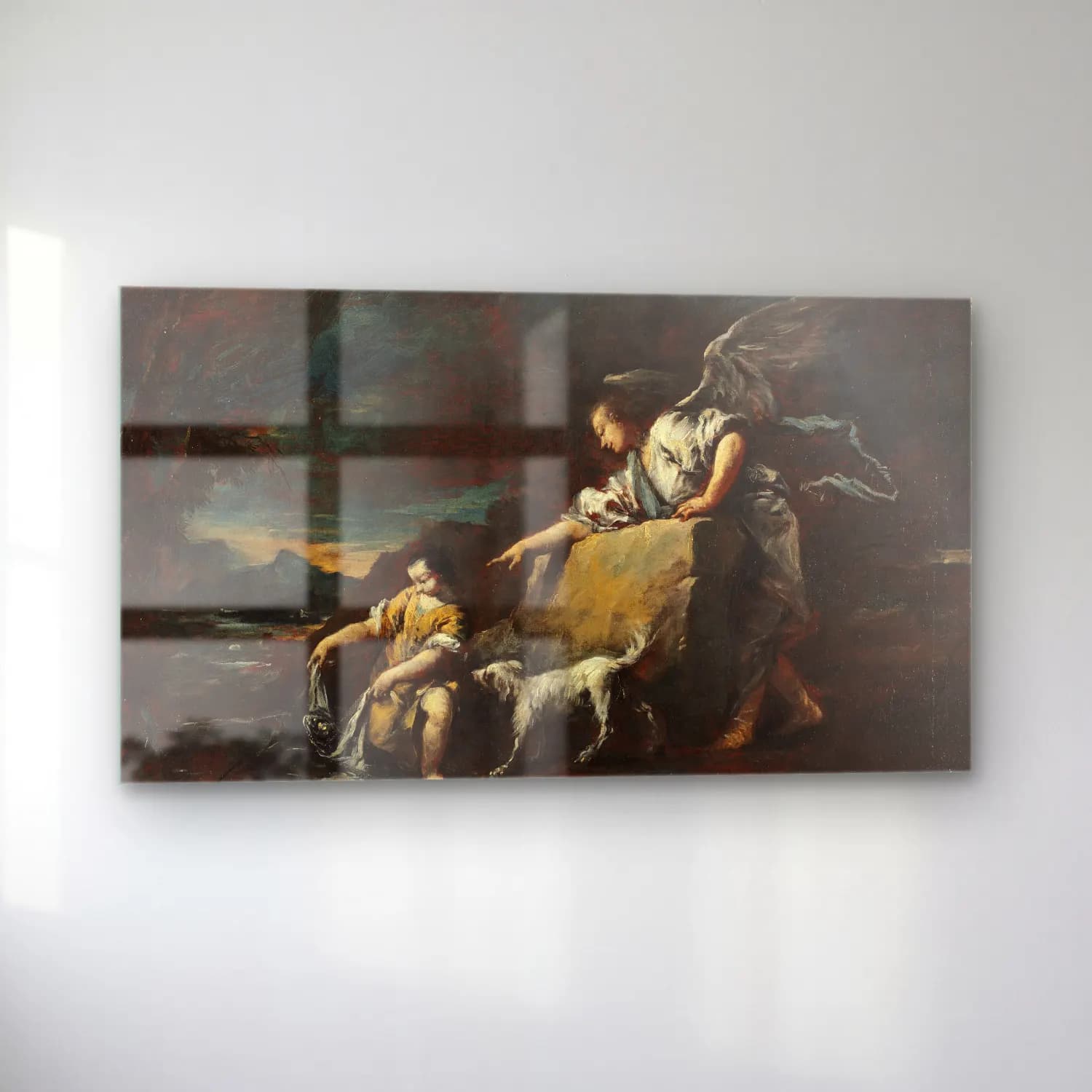 Francesco Guardi – Tobias and the Angel cam tablo — sol açıdan görünüm