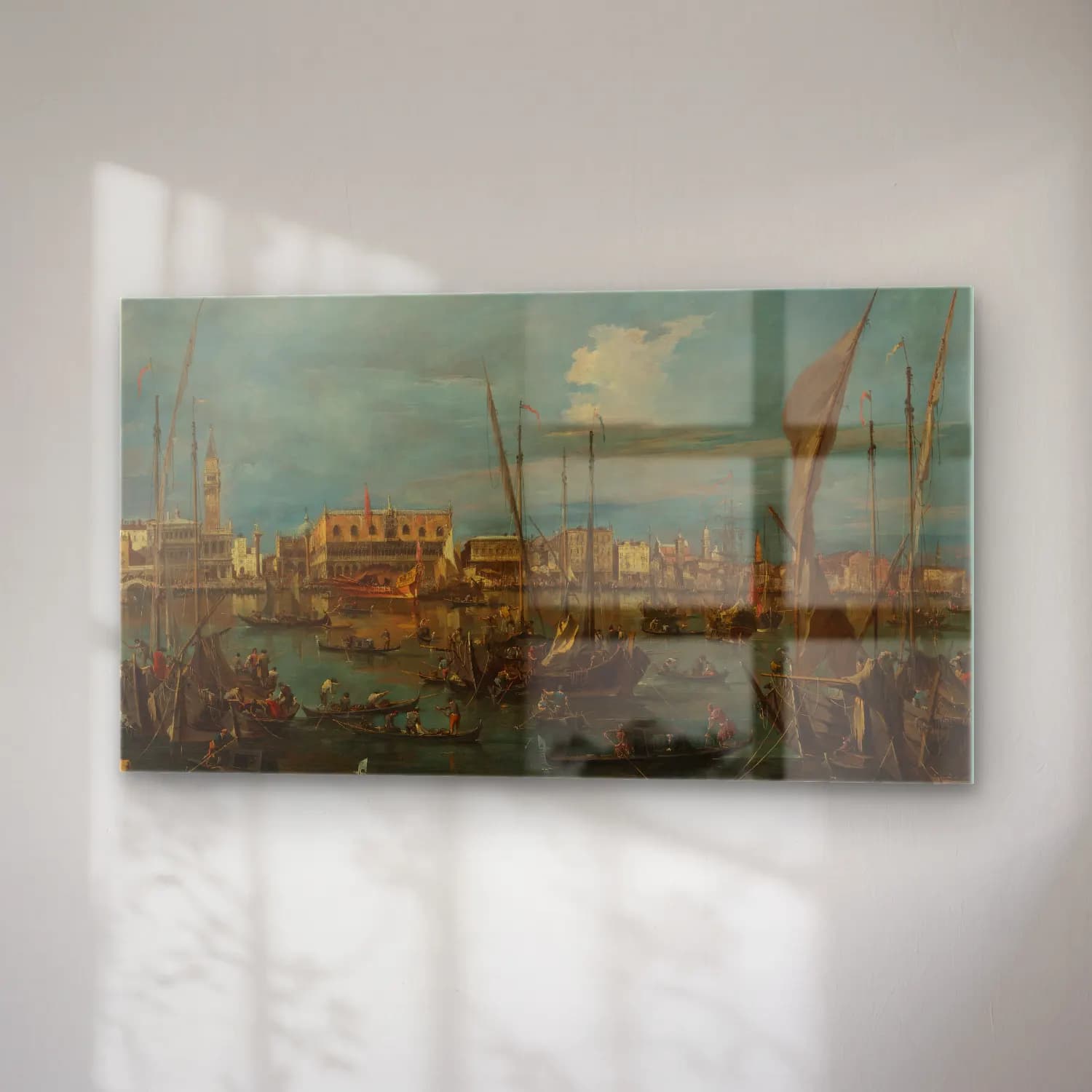 Francesco Guardi – Venice from the Bacino di San Marco (ca. 1765–75) cam tablo — sağ açıdan görünüm