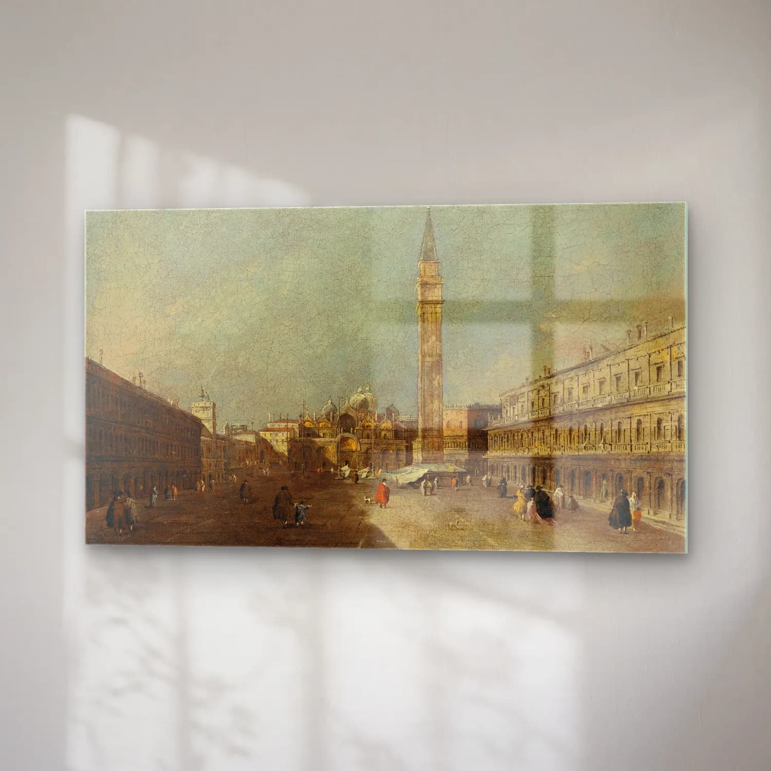 Francesco Guardi – Venice, A View Of Piazza San Marco Looking East Towards The… cam tablo — sağ açıdan görünüm