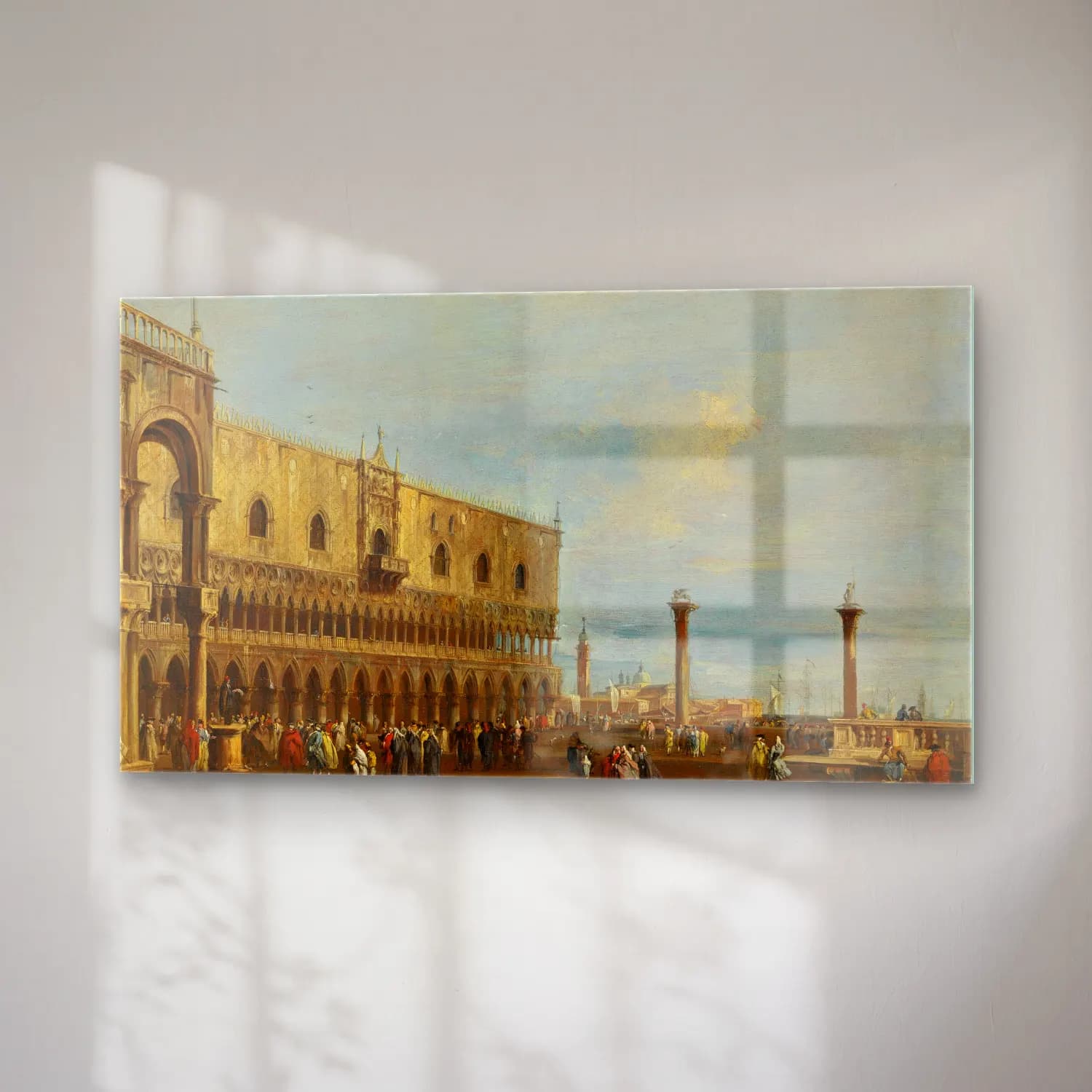 Francesco Guardi – Venice, A View Of The Piazzetta Looking South With The… cam tablo — sağ açıdan görünüm