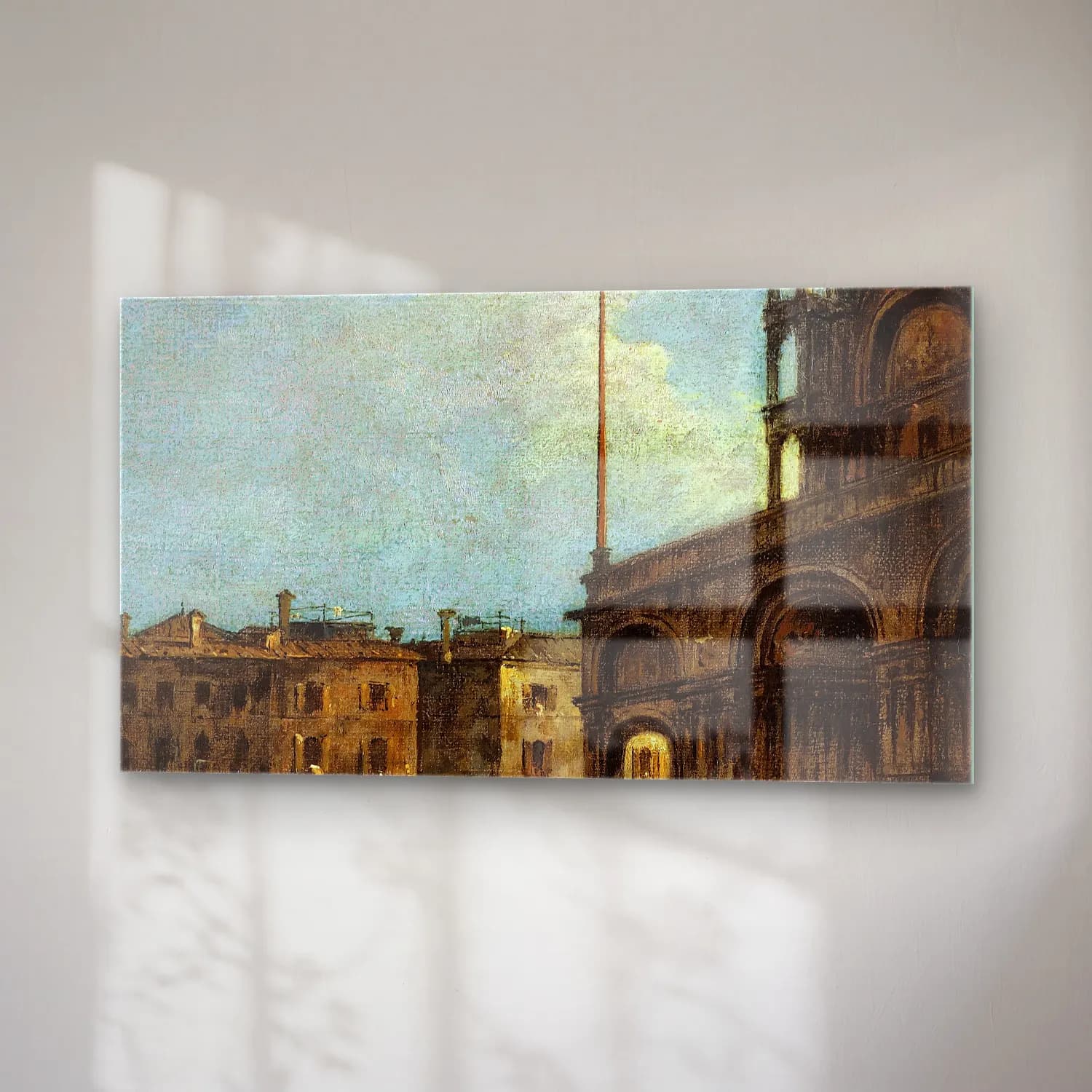 Francesco Guardi – Vue de la place Saint-Marc, à Venise cam tablo — sağ açıdan görünüm
