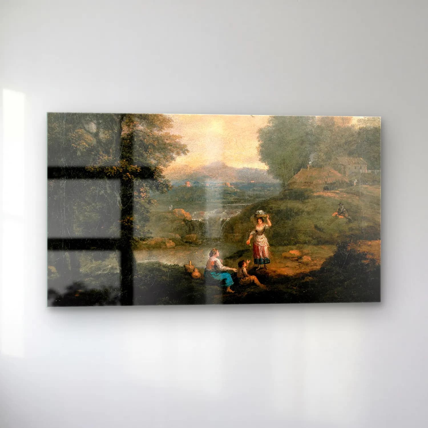 Francesco Zuccarelli – Landscape cam tablo — sol açıdan görünüm