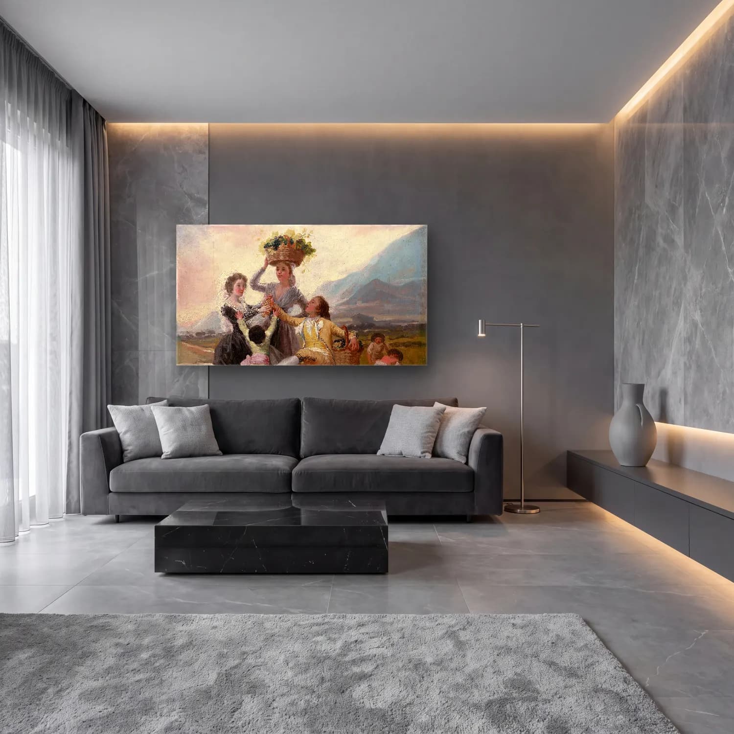 Francisco de Goya – Autumn cam tablo — lüks salon duvarında