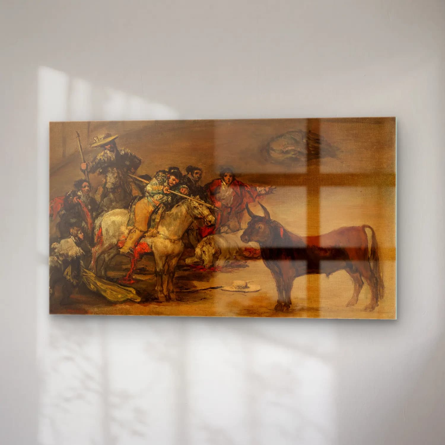 Francisco de Goya – Bullfight, Suerte de Varas cam tablo — sağ açıdan görünüm