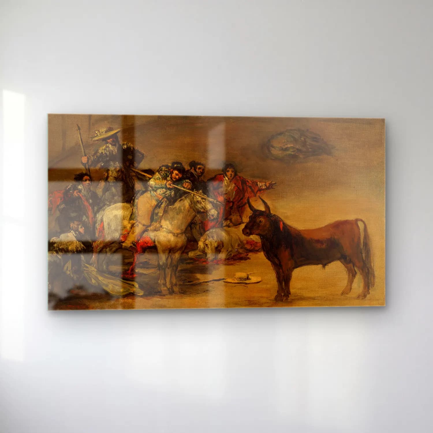 Francisco de Goya – Bullfight, Suerte de Varas cam tablo — sol açıdan görünüm
