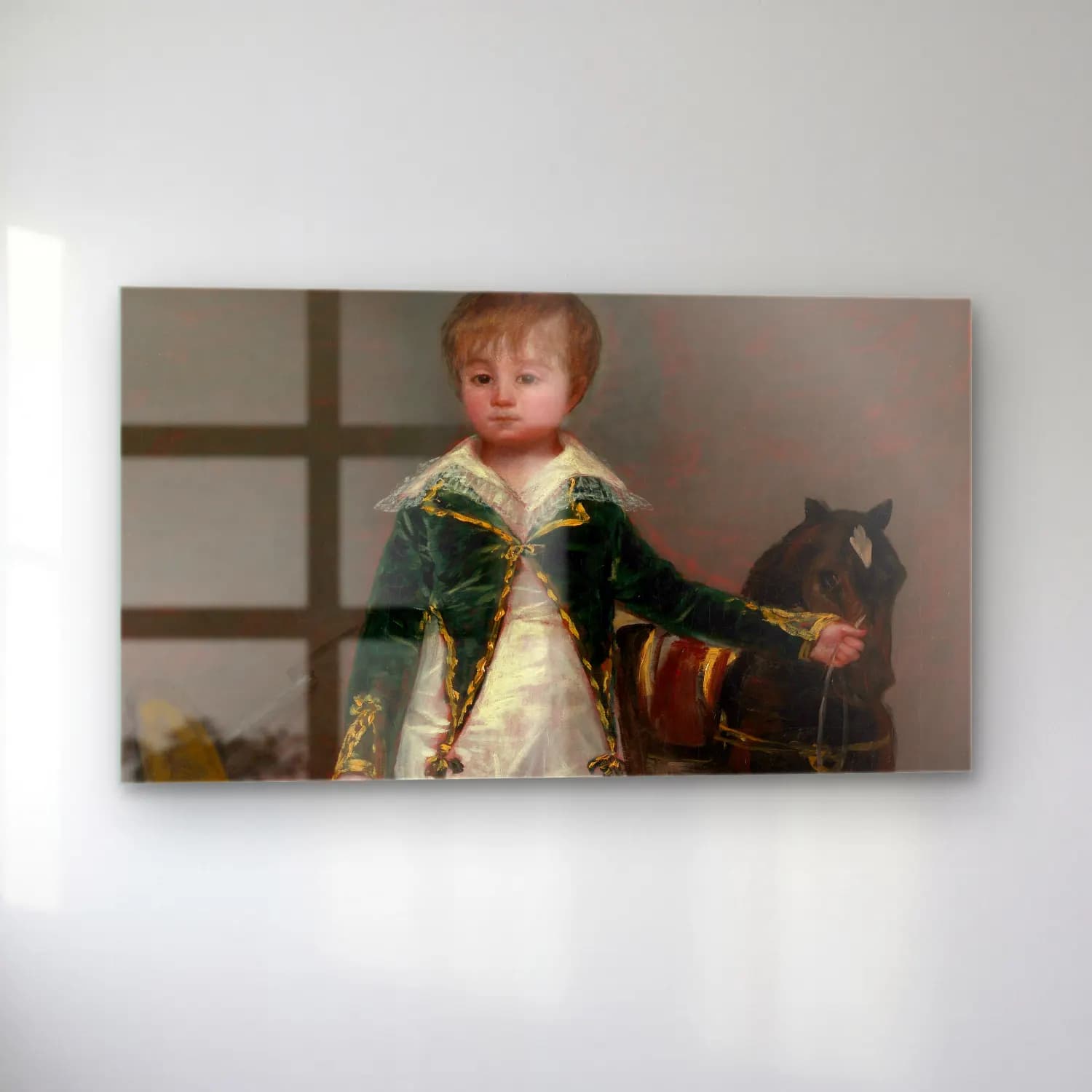 Francisco de Goya – José Costa y Bonells (died l870), Called Pepito (ca. 1810) cam tablo — sol açıdan görünüm