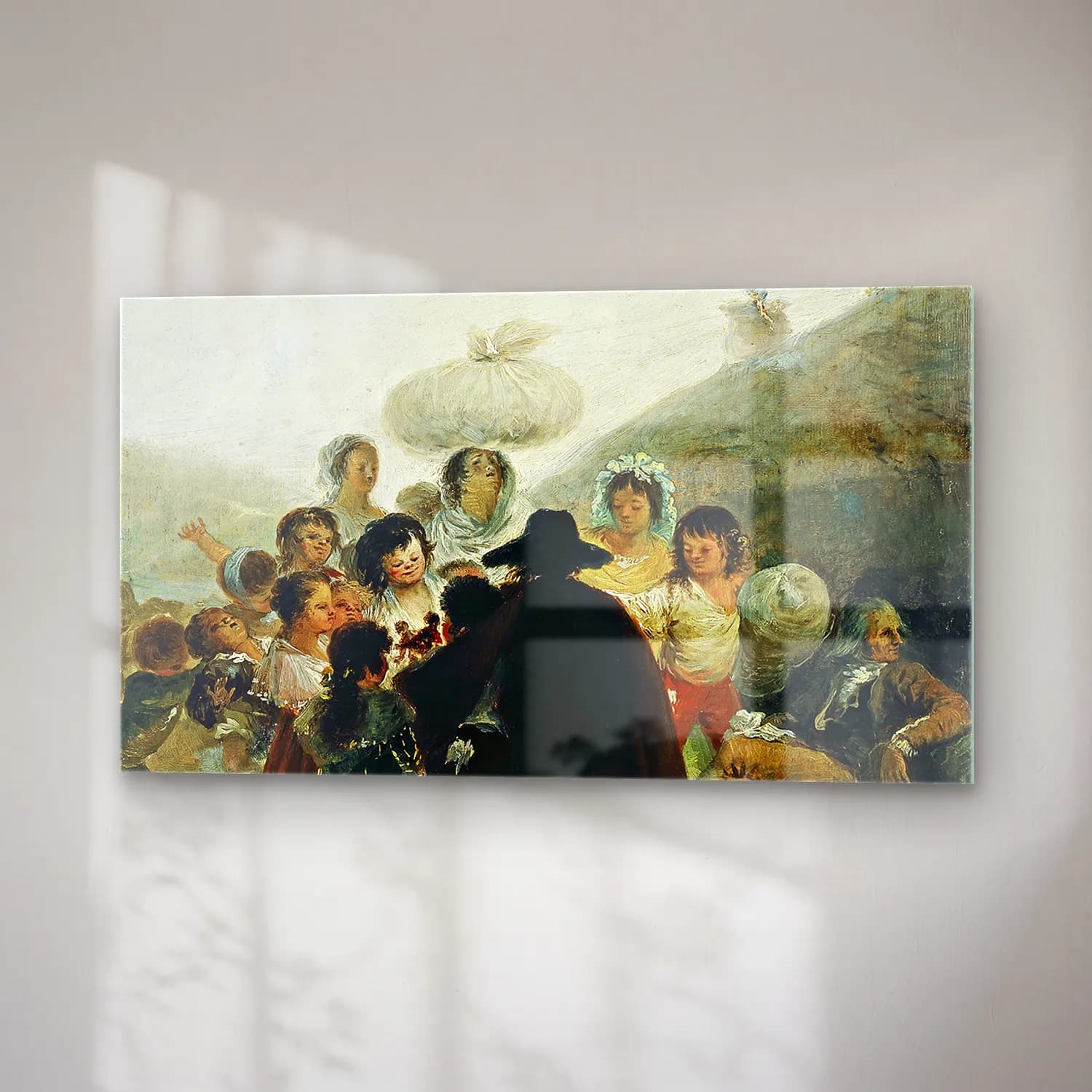 Francisco de Goya – Le Marchand De Marionnettes cam tablo — sağ açıdan görünüm