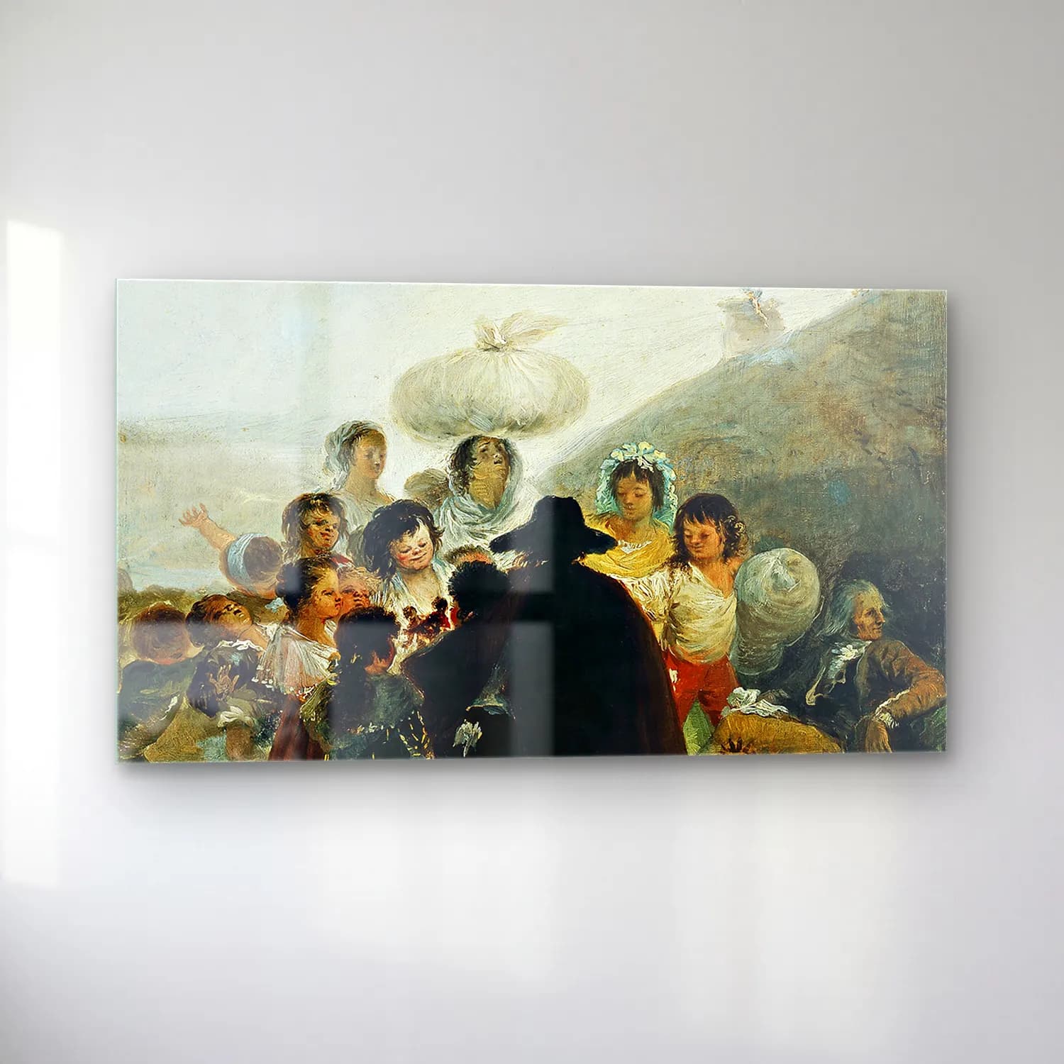 Francisco de Goya – Le Marchand De Marionnettes cam tablo — sol açıdan görünüm