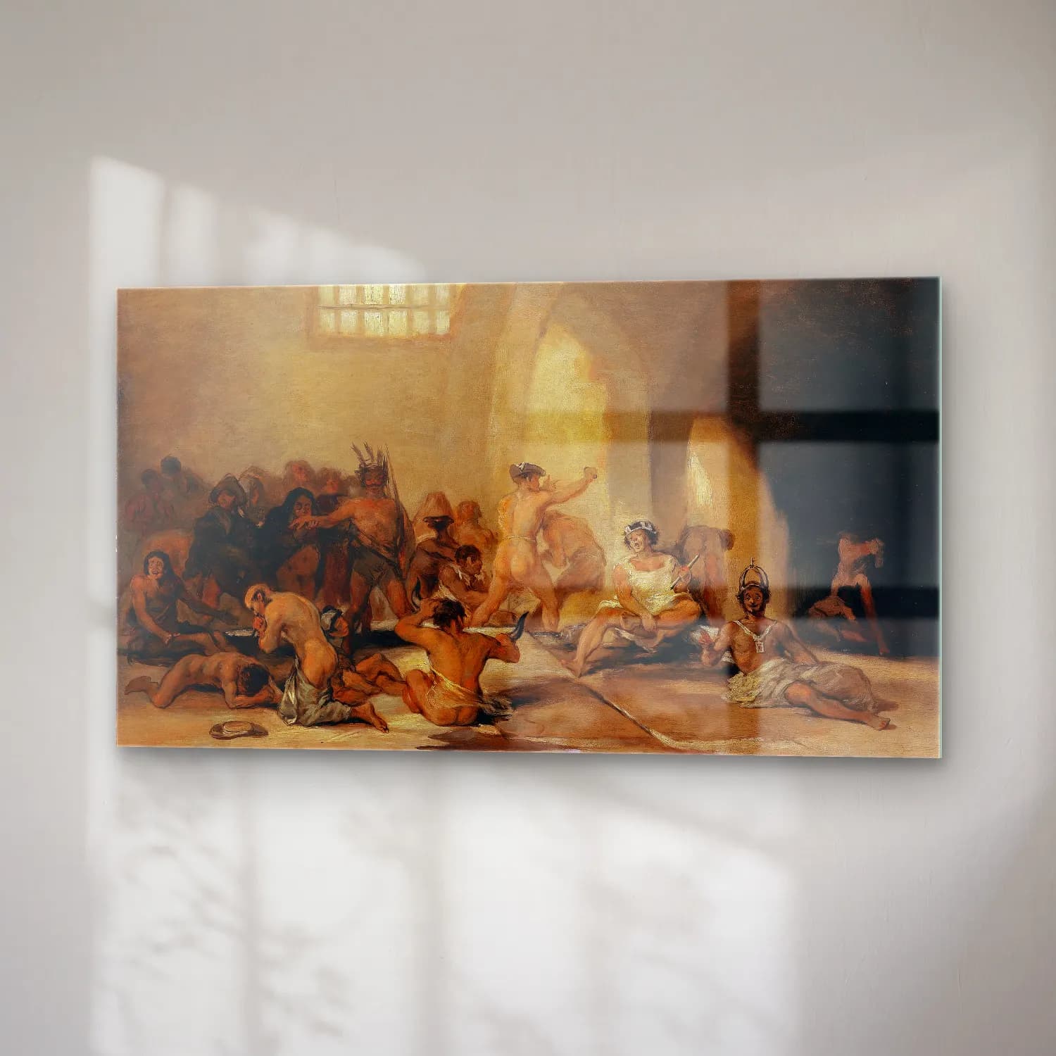 Francisco de Goya – Madhouse (after 1794) cam tablo — sağ açıdan görünüm