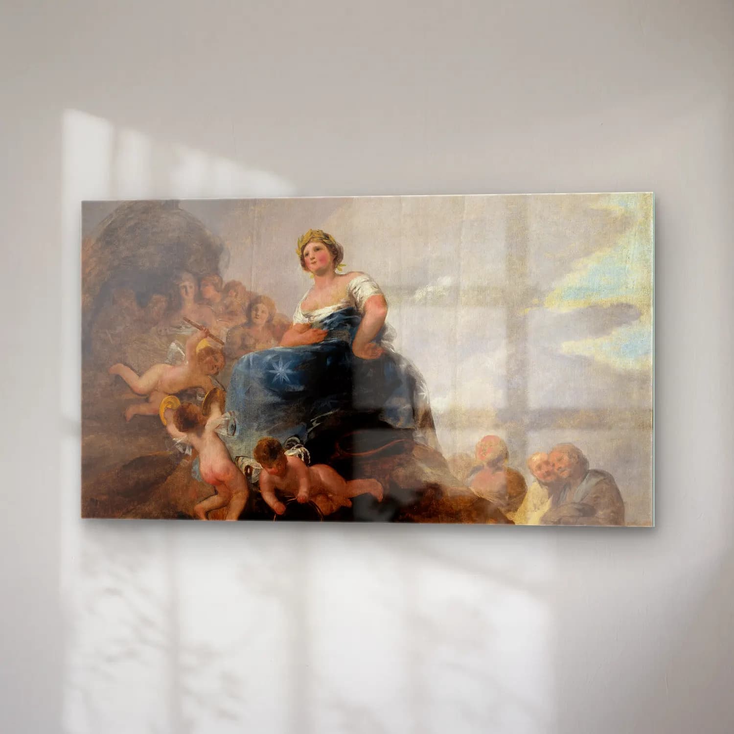 Francisco de Goya – Poetry and Poets cam tablo — sağ açıdan görünüm