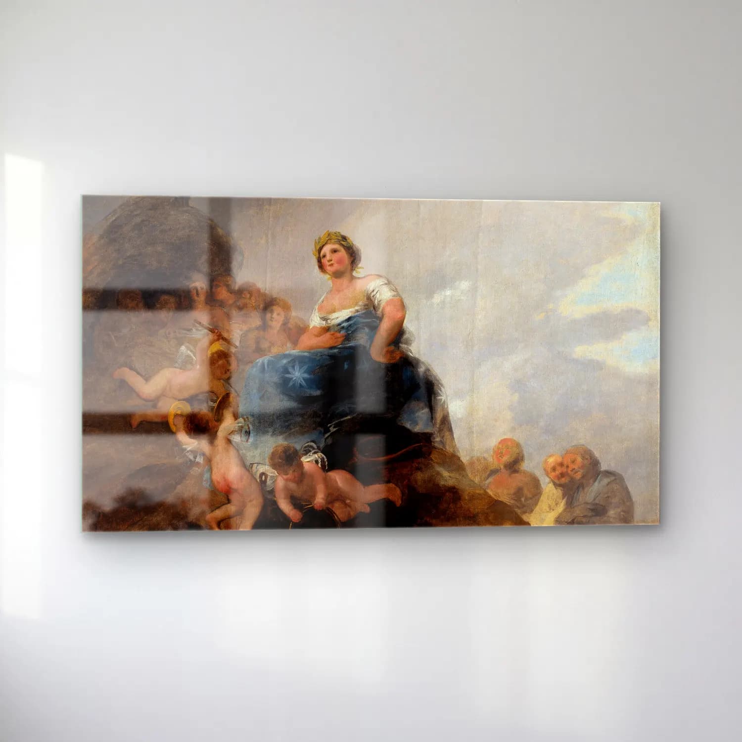 Francisco de Goya – Poetry and Poets cam tablo — sol açıdan görünüm