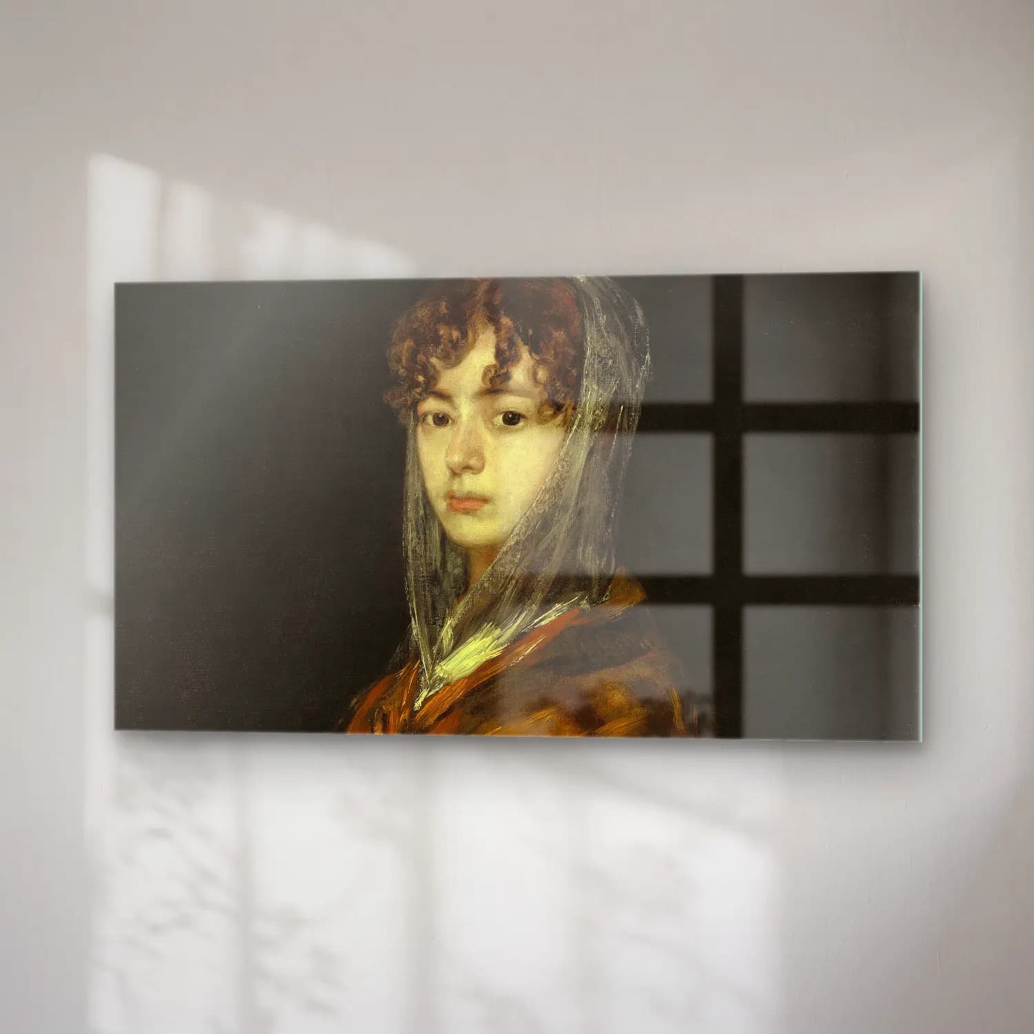 Francisco de Goya – Señora Sabasa Garcia cam tablo — sağ açıdan görünüm