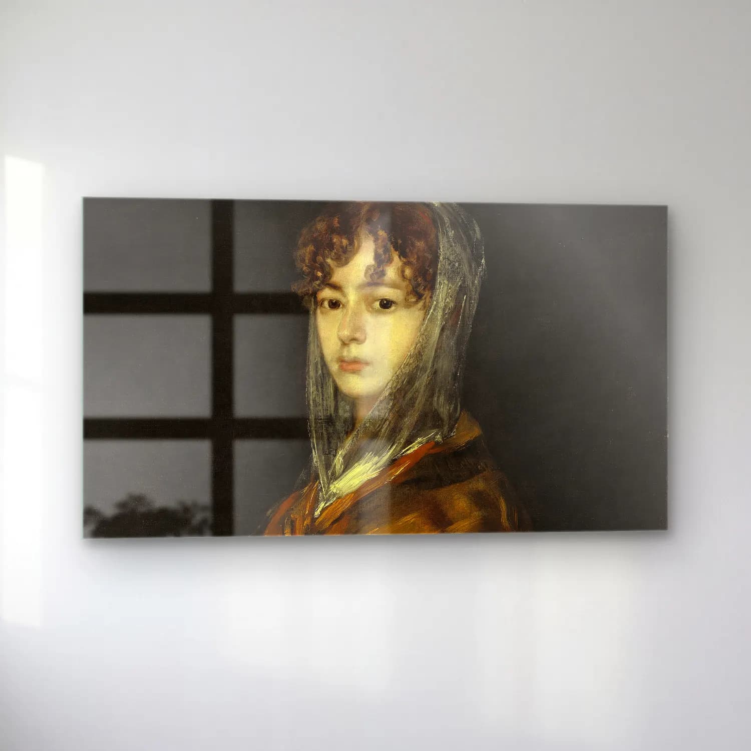 Francisco de Goya – Señora Sabasa Garcia cam tablo — sol açıdan görünüm