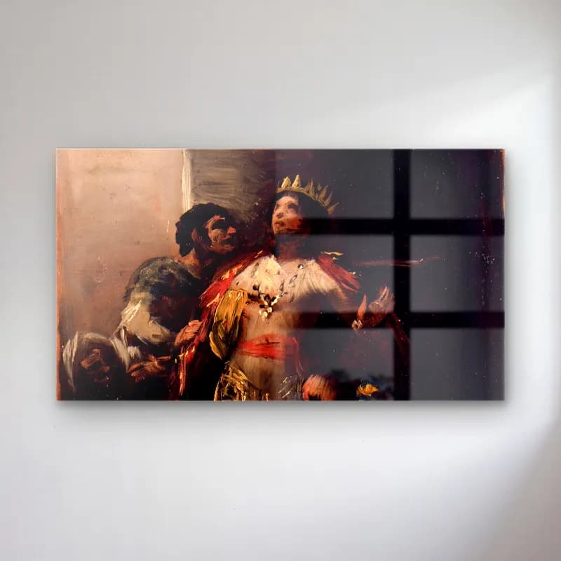 Francisco de Goya – St Hermenegild in Prision cam tablo — Francisco de Goya – St Hermenegild in Prision — yağlı boya mitolojik sahne