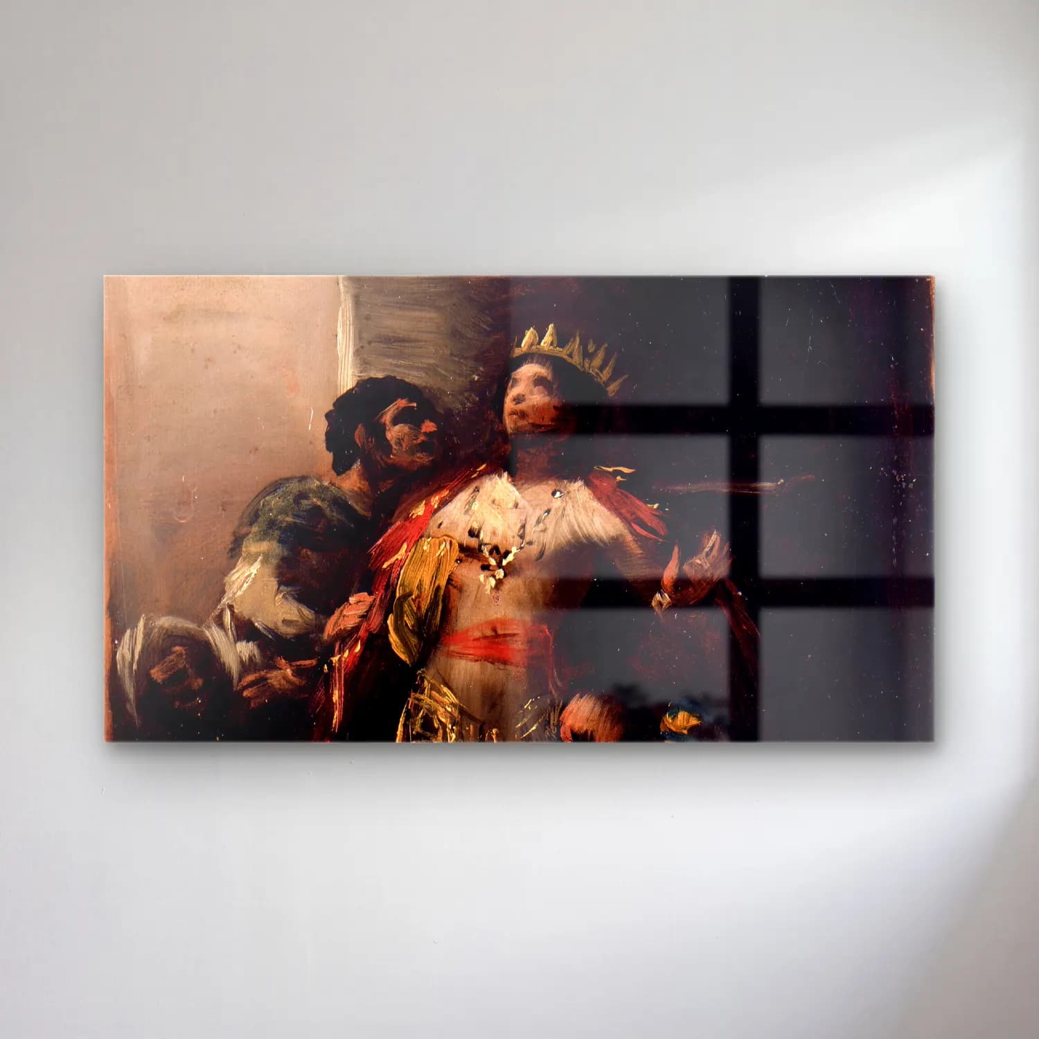 Francisco de Goya – St Hermenegild in Prision cam tablo — Francisco de Goya – St Hermenegild in Prision — yağlı boya mitolojik sahne