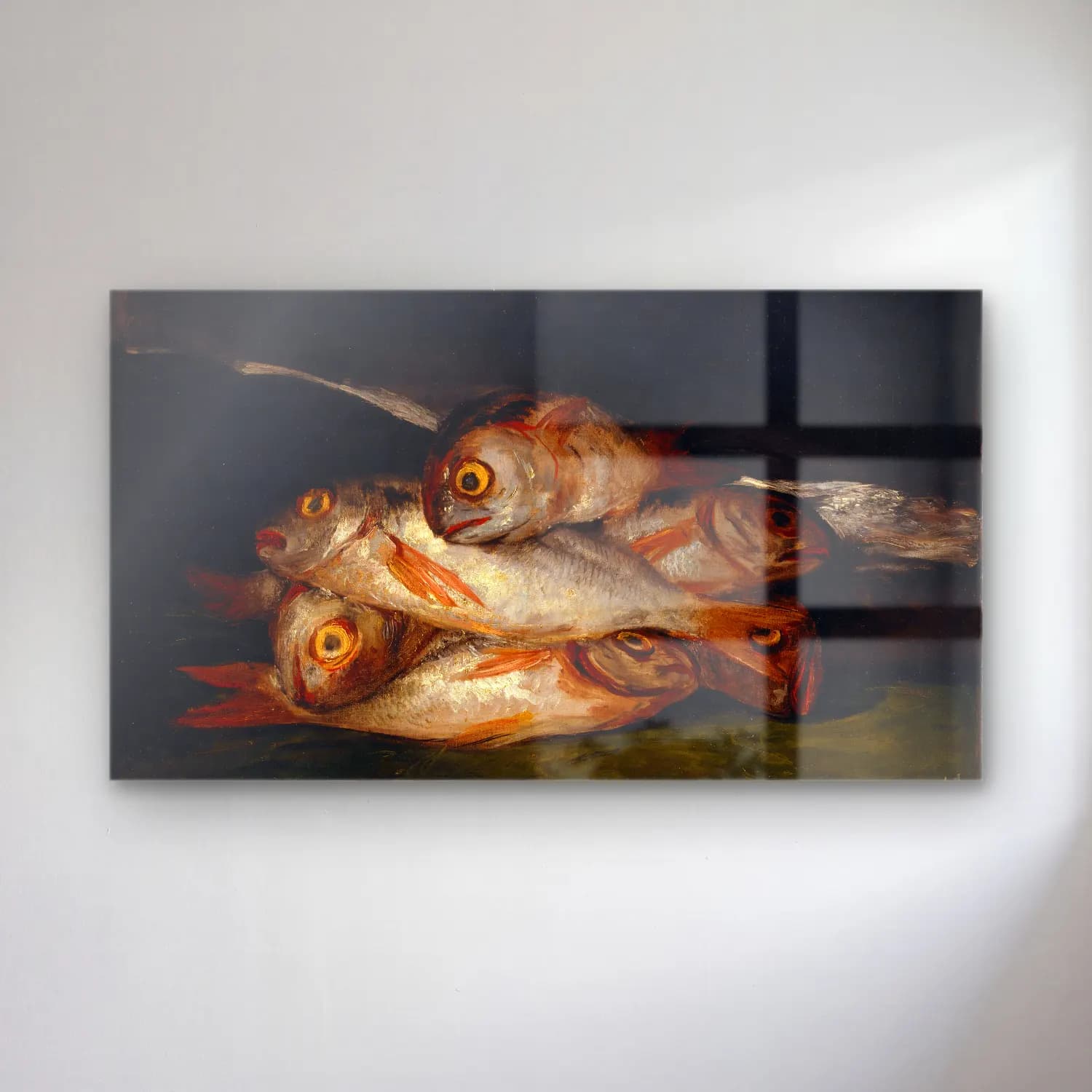 Francisco de Goya – Still Life With Golden Bream cam tablo — Francisco de Goya – Still Life With Golden Bream — yağlı boya balık