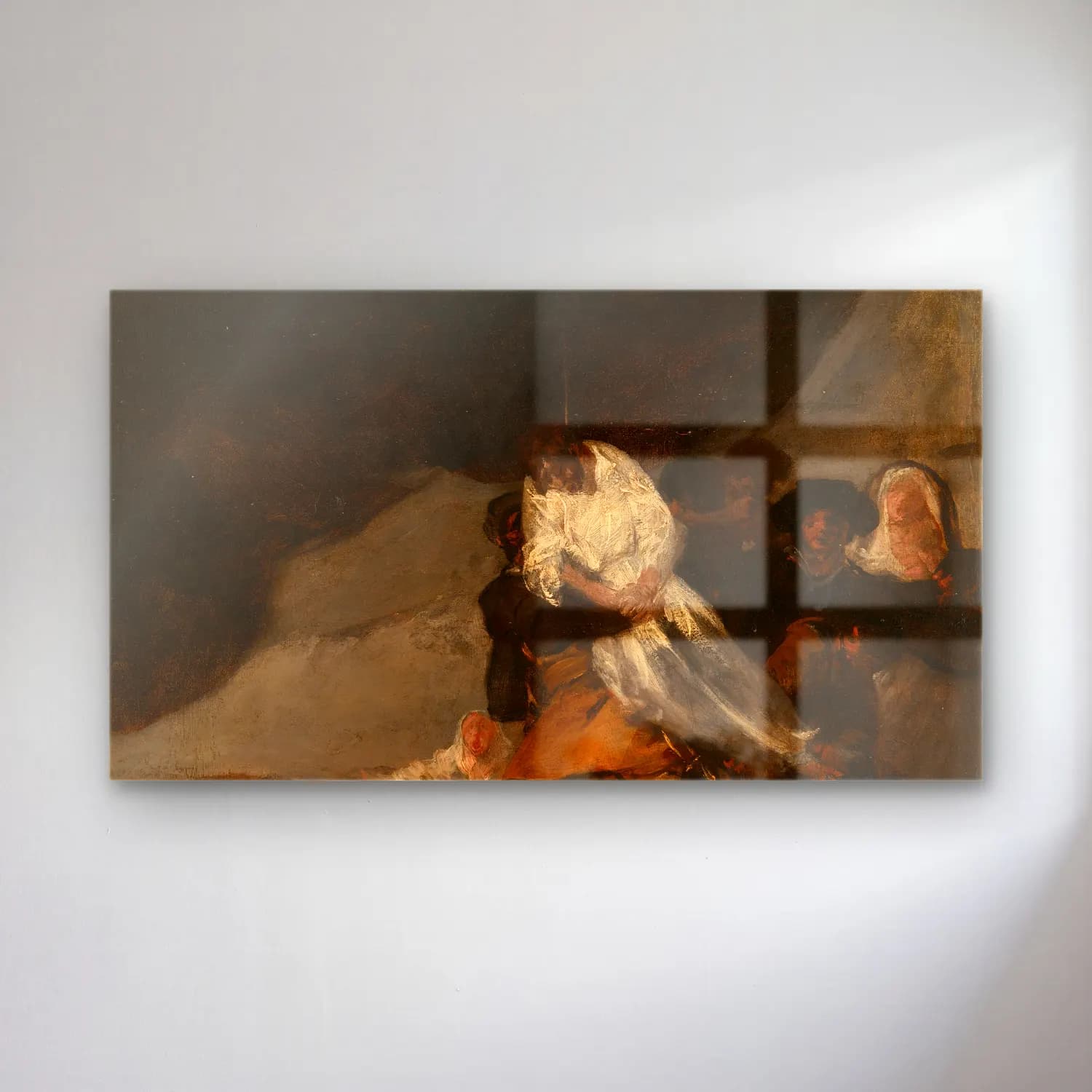 Francisco de Goya – The Hanged Monk cam tablo — Francisco de Goya – The Hanged Monk — empresyonist savaş sahnesi